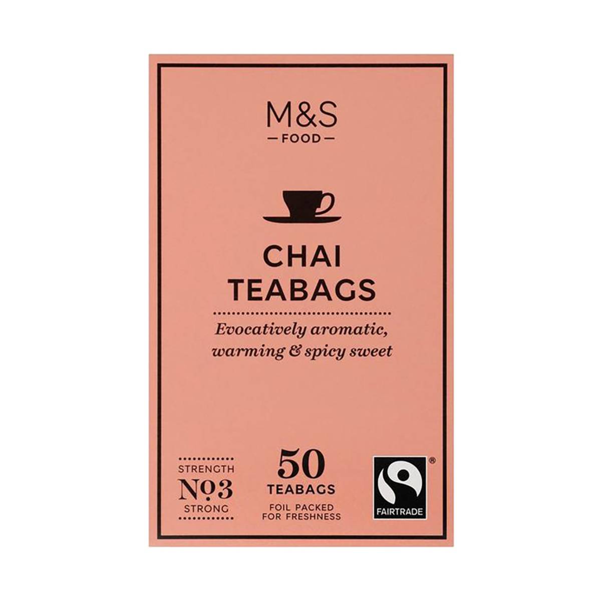 Marks & Spencer Fairtrade Chai Tea Bags NTUC FairPrice