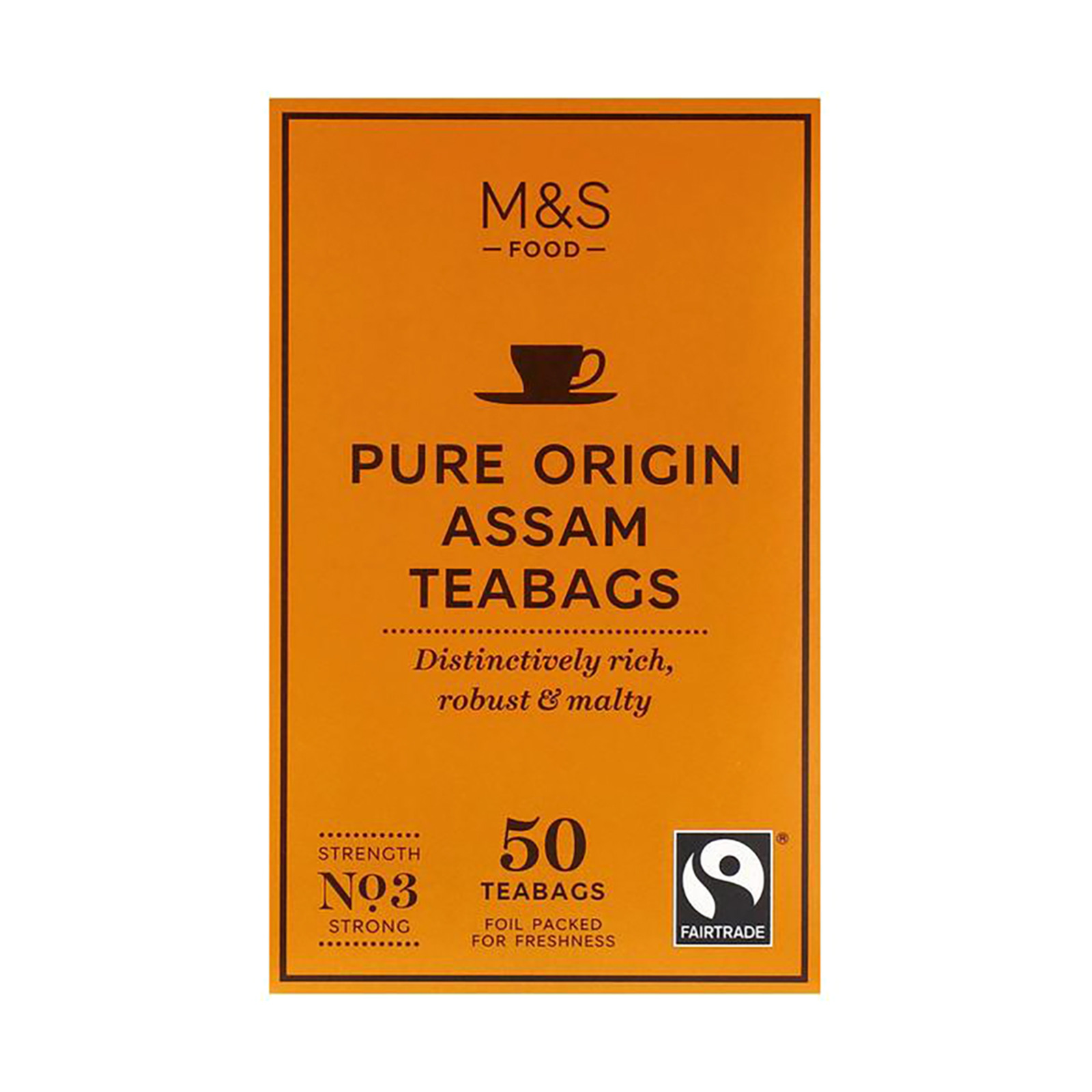 Marks & Spencer Fairtrade Pure Origin Assam Tea Bags NTUC FairPrice