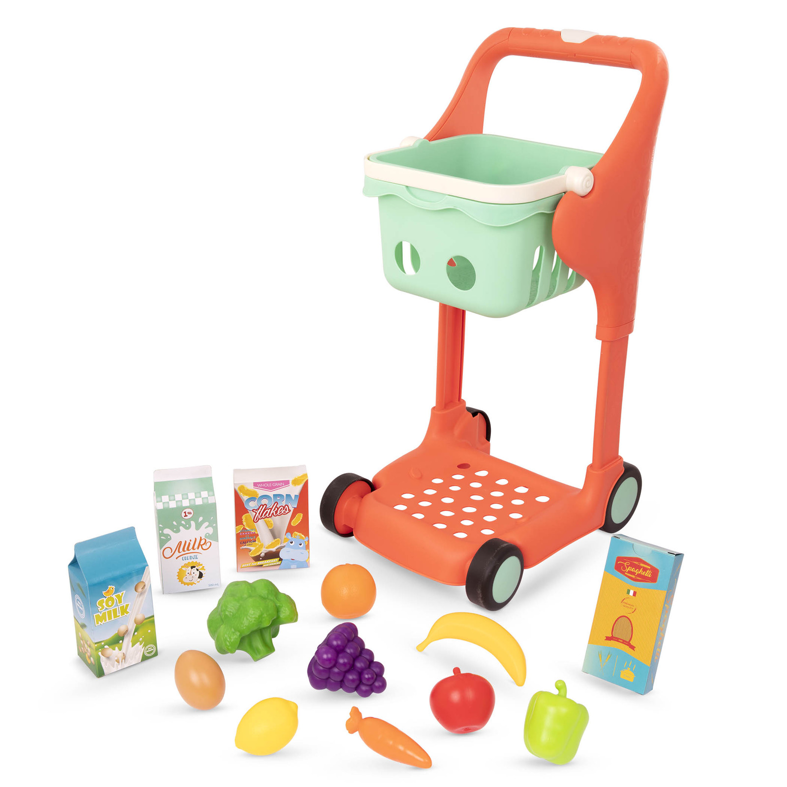 B.Toys Shop & Glow Musical Supermarket Grocery Shopping Cart NTUC