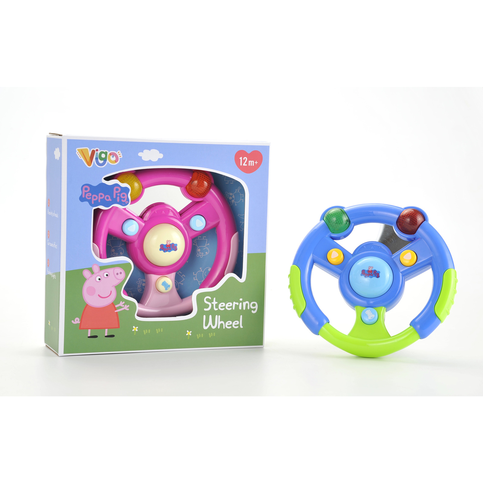 Vigo Peppa Pig Steering Wheel Baby Toys NTUC FairPrice