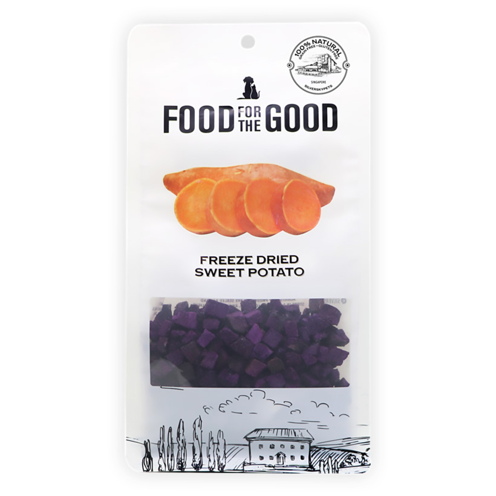 Food For The Good Freeze Dried Purple Sweet Potato Dog Treats NTUC