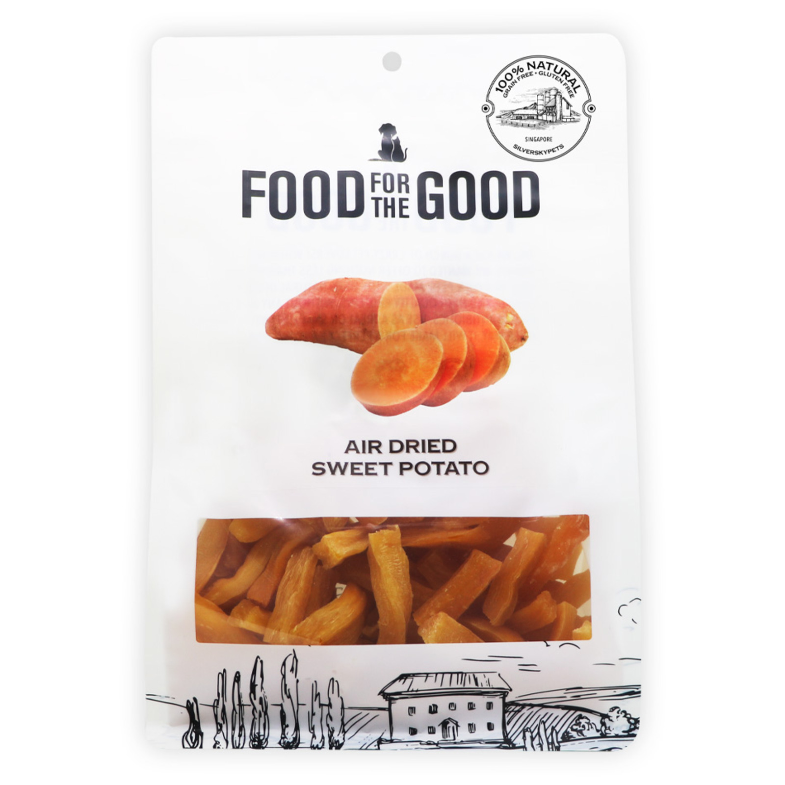 Food For The Good Air Dried Sweet Potato Cat & Dog Treats NTUC FairPrice