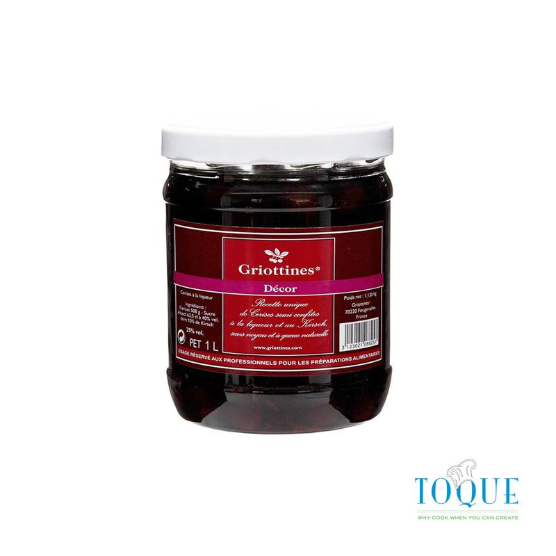 Griottines Pitted Wild Cherries with Stems in Kirsch Liqueur NTUC