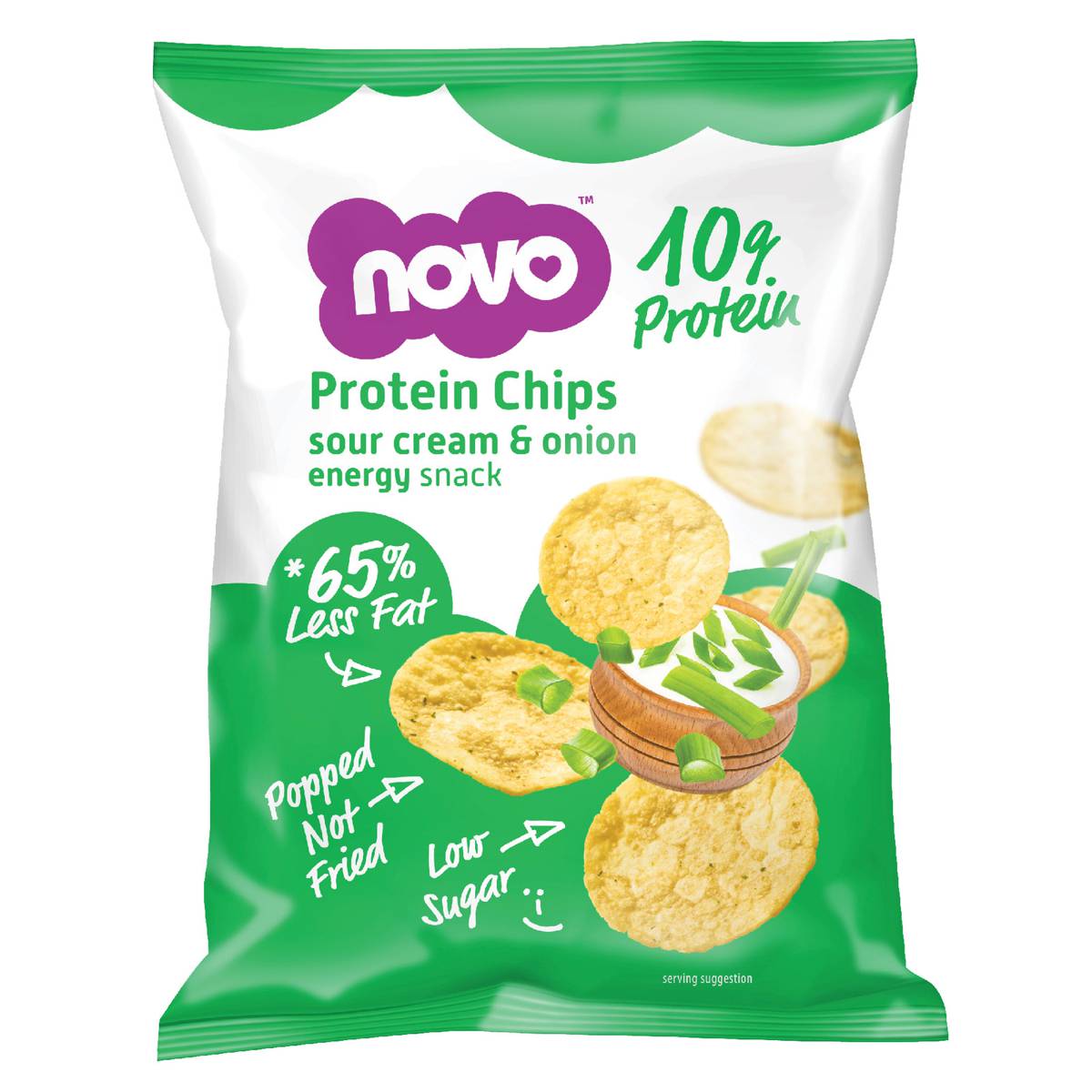 NOVO Protein Chips Sour Cream & Onion NTUC FairPrice