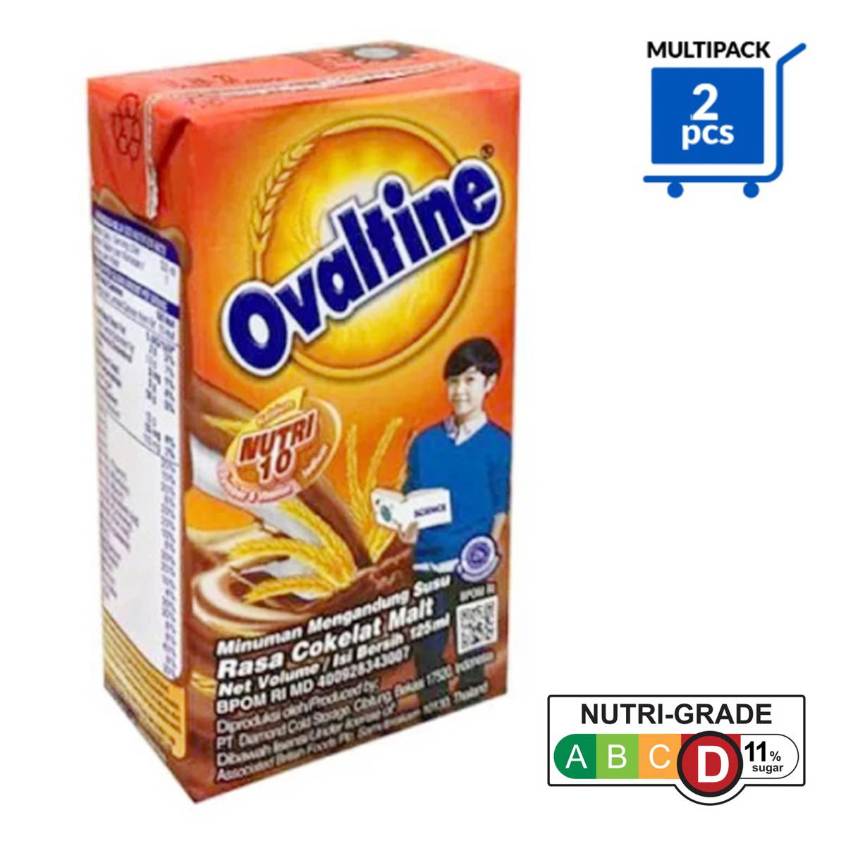 Ovaltine Ready to Drink Chocolate Malt drink+10 Nutritions 2p NTUC