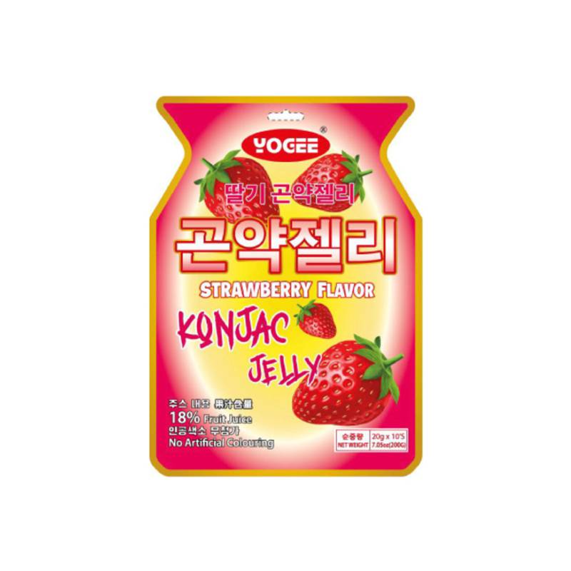 Yogee Konjac Jelly Strawberry NTUC FairPrice