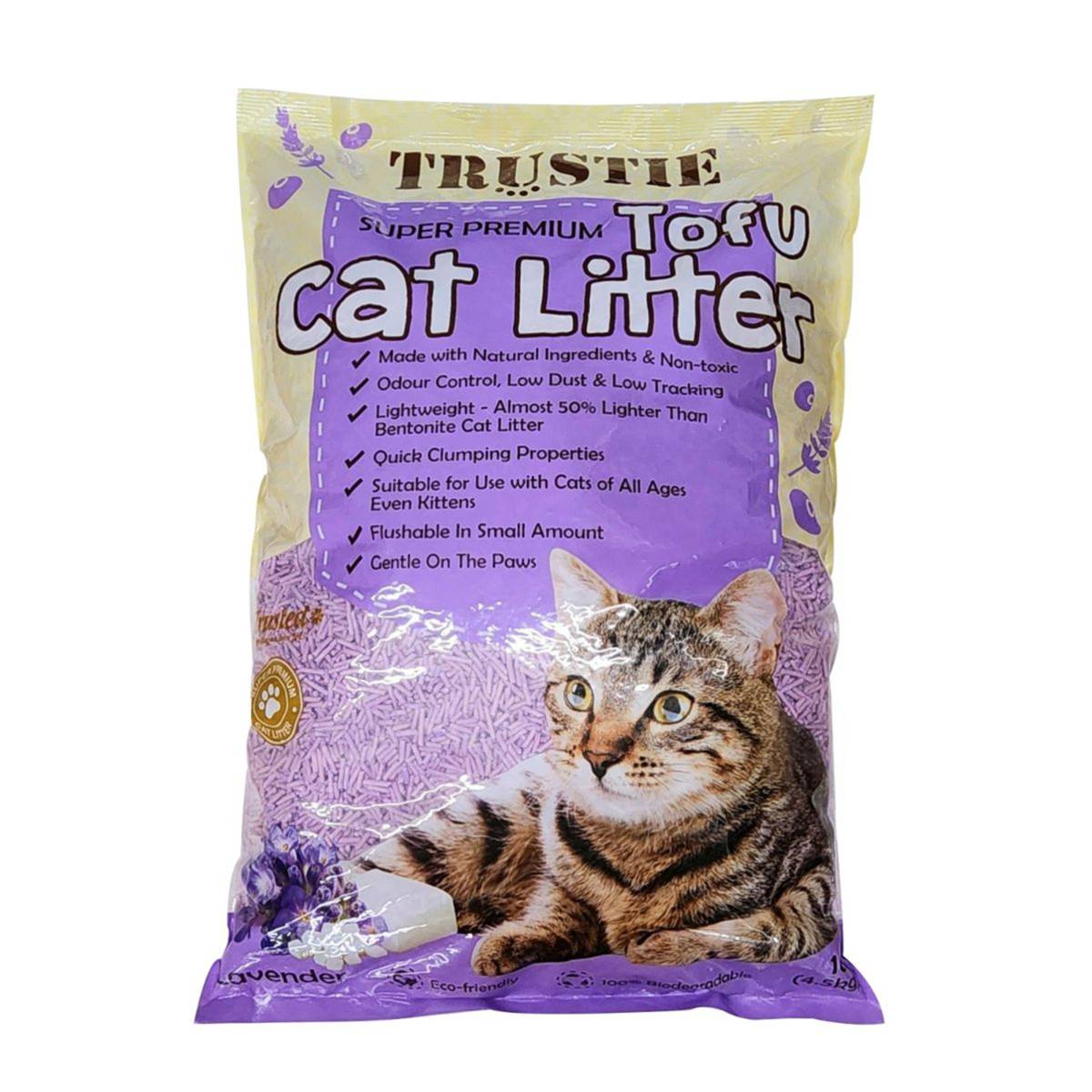 Trustie Super Premium Cat LitterTofu (Lavender) NTUC FairPrice