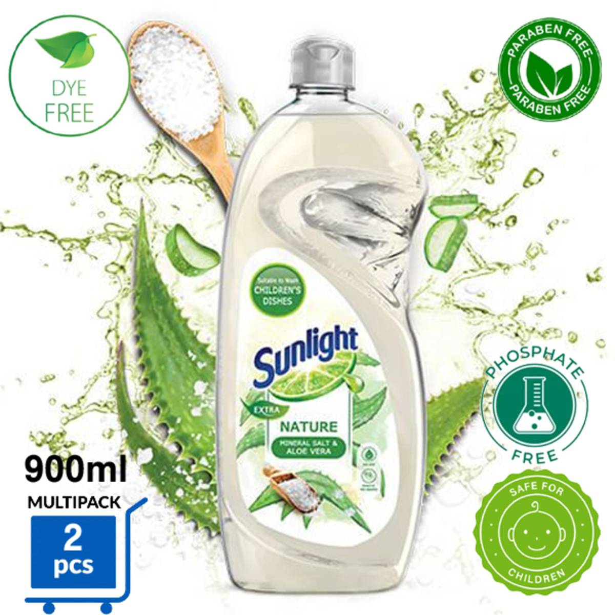 Sunlight Baby Utensils Safe Dishwashing Liquid,0 Parabens NTUC FairPrice