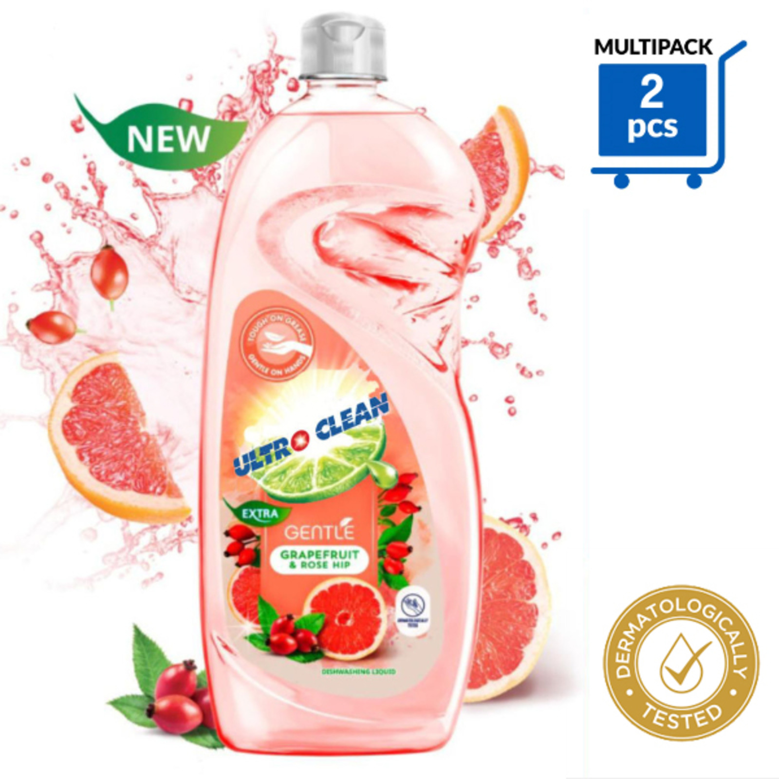 Sunlight Dishwashing Liquid-Gentle Grapefruit & Rose Hip x 2P | NTUC ...