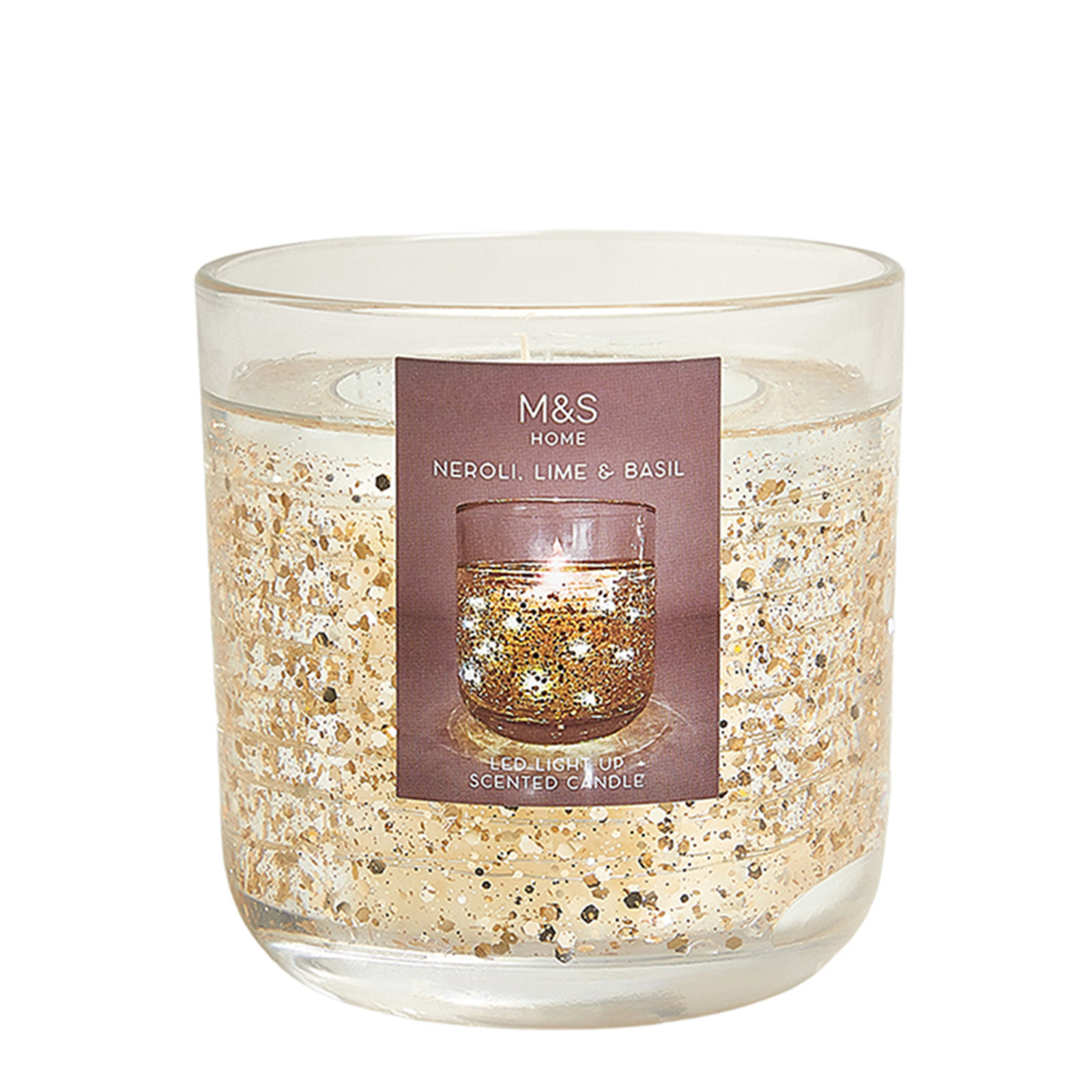 Marks & Spencer Neroli, Lime & Bergamot Gold Light Up Candle NTUC