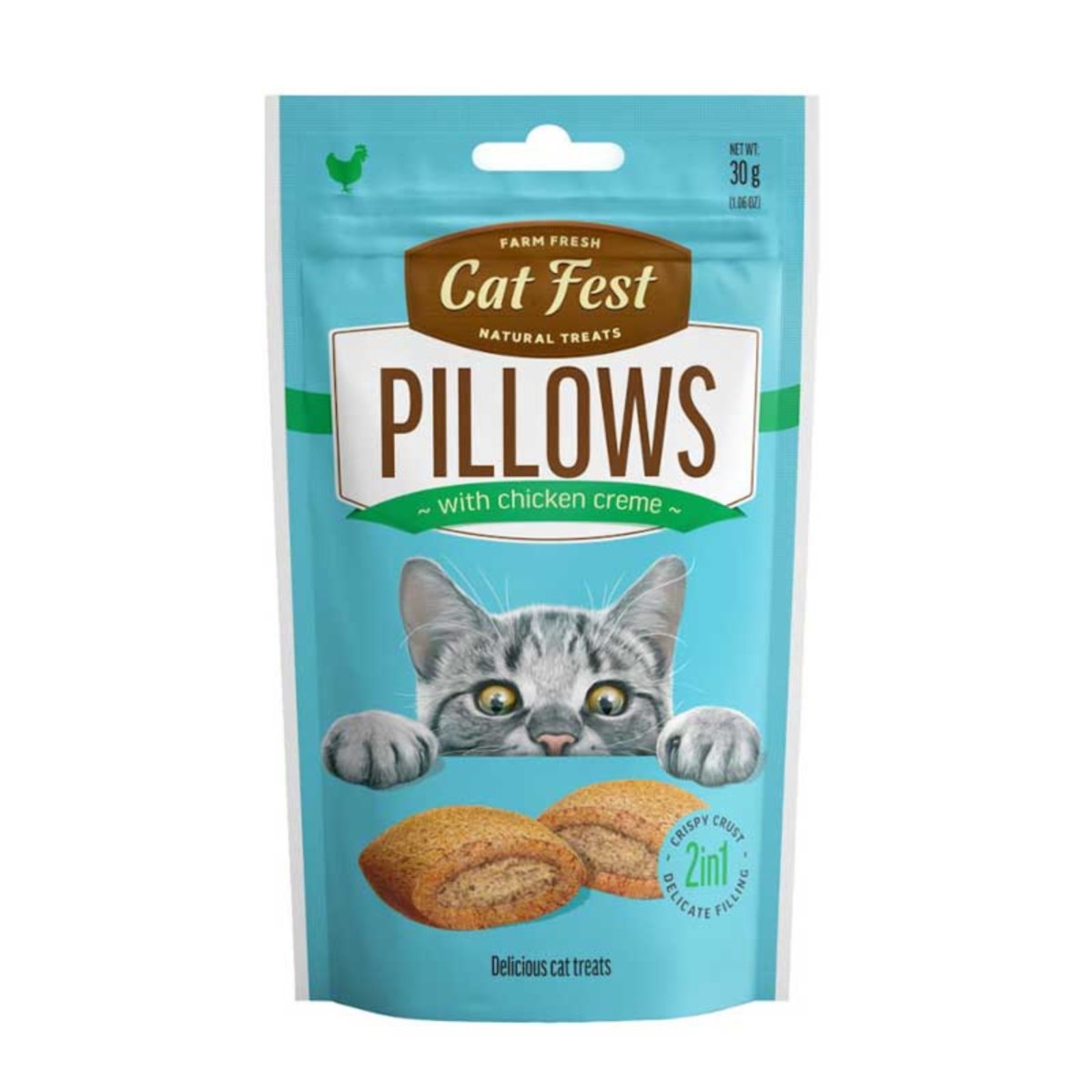 Cat Fest Pillows Cat Treats With Chicken Cream NTUC FairPrice