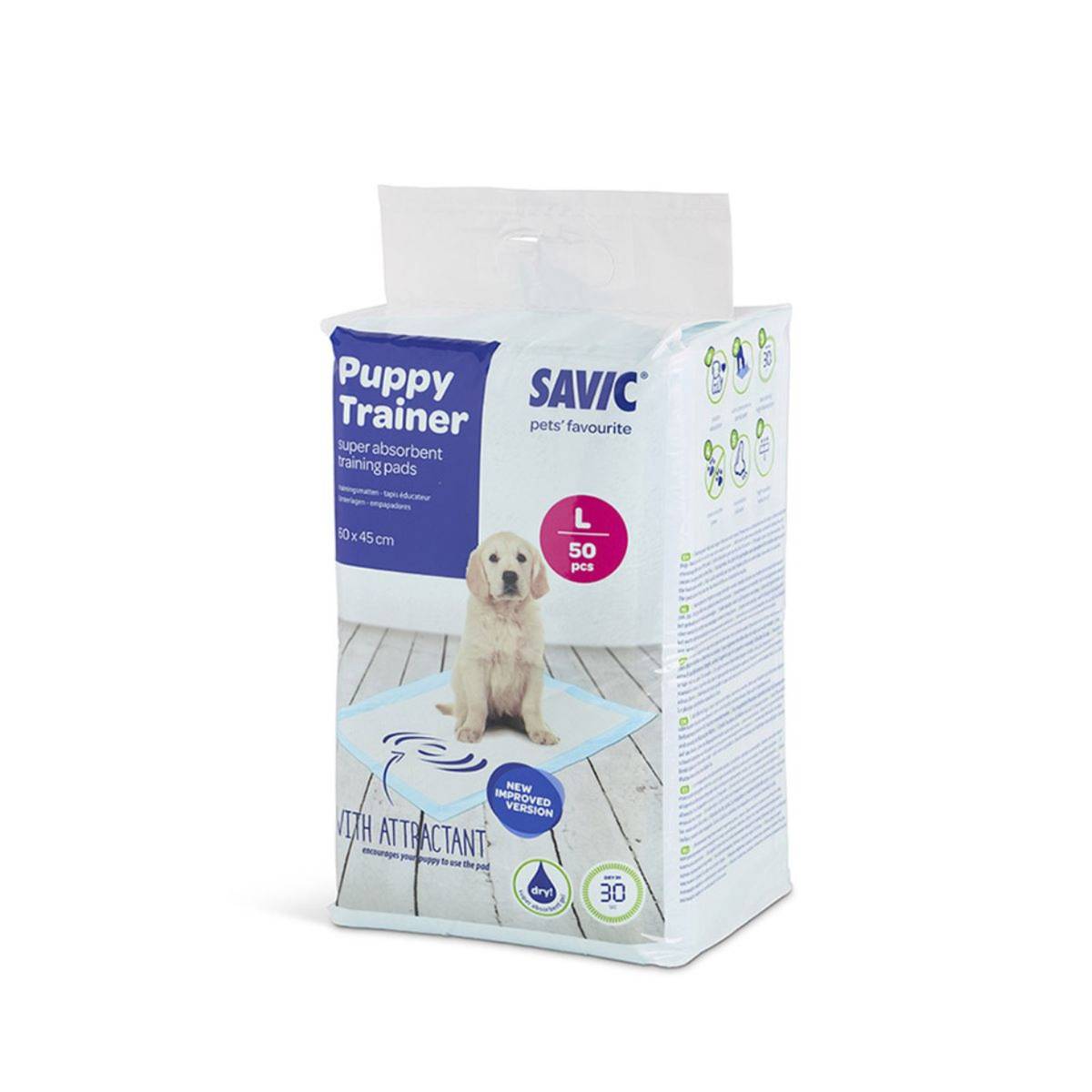 Savic Puppy Trainer Pads pour Chien 60 x 45 cm 50 Pièces