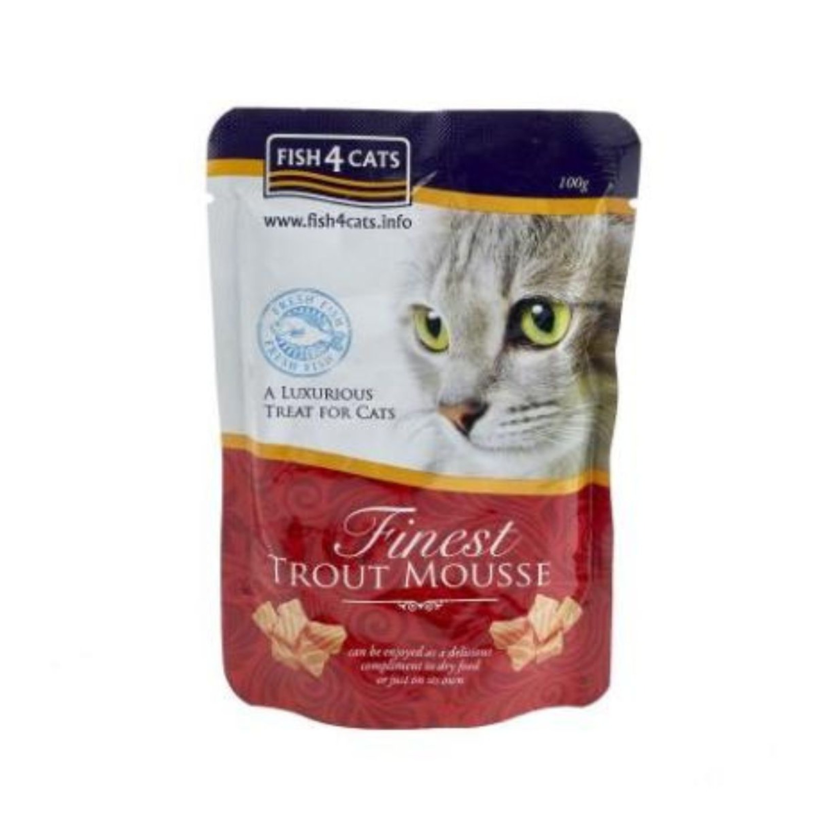 Fish 4 Cats Finest Trout Mousse For Cats NTUC FairPrice