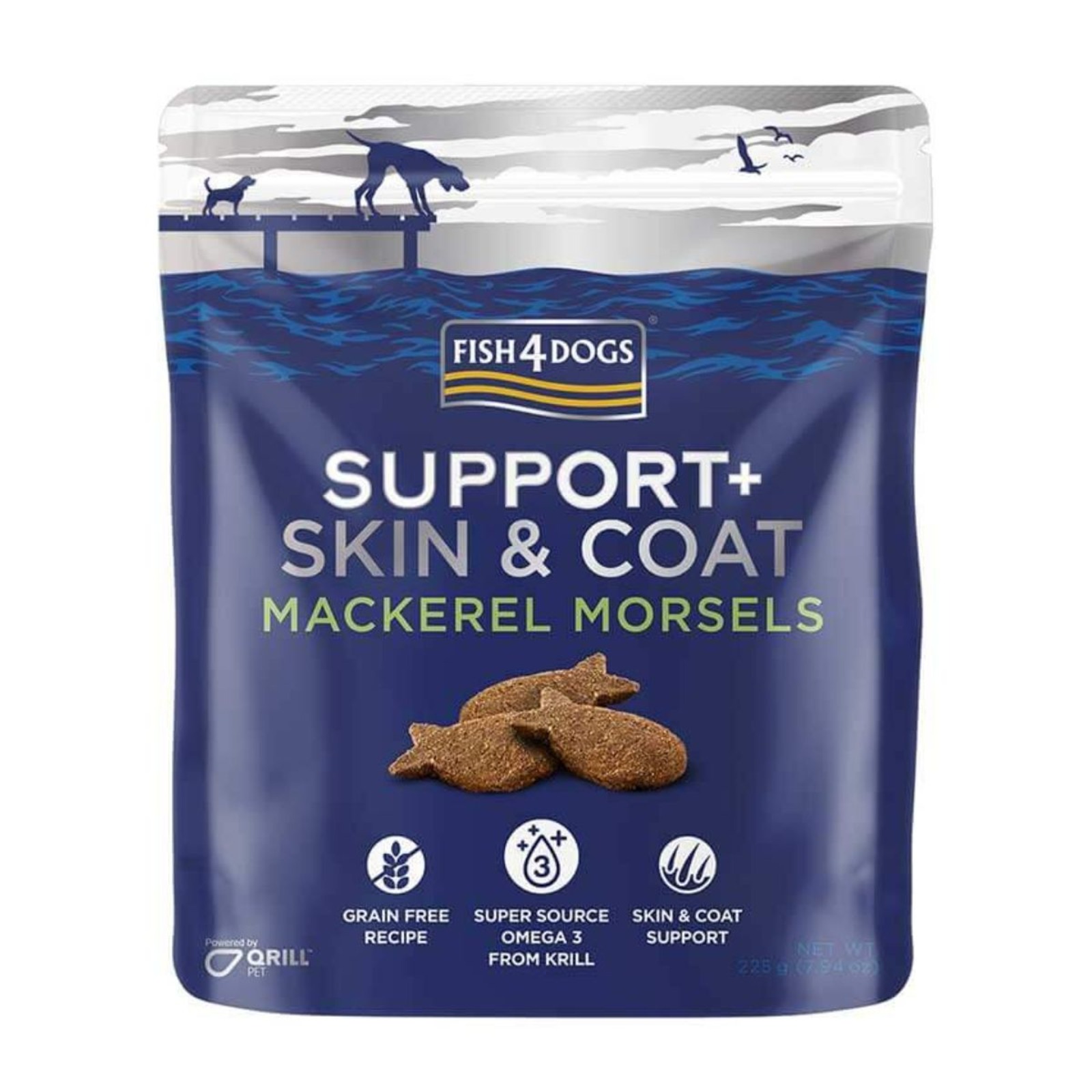 Fish 4 Dogs Mackerel Morsels With Krill Skin & Coat NTUC FairPrice