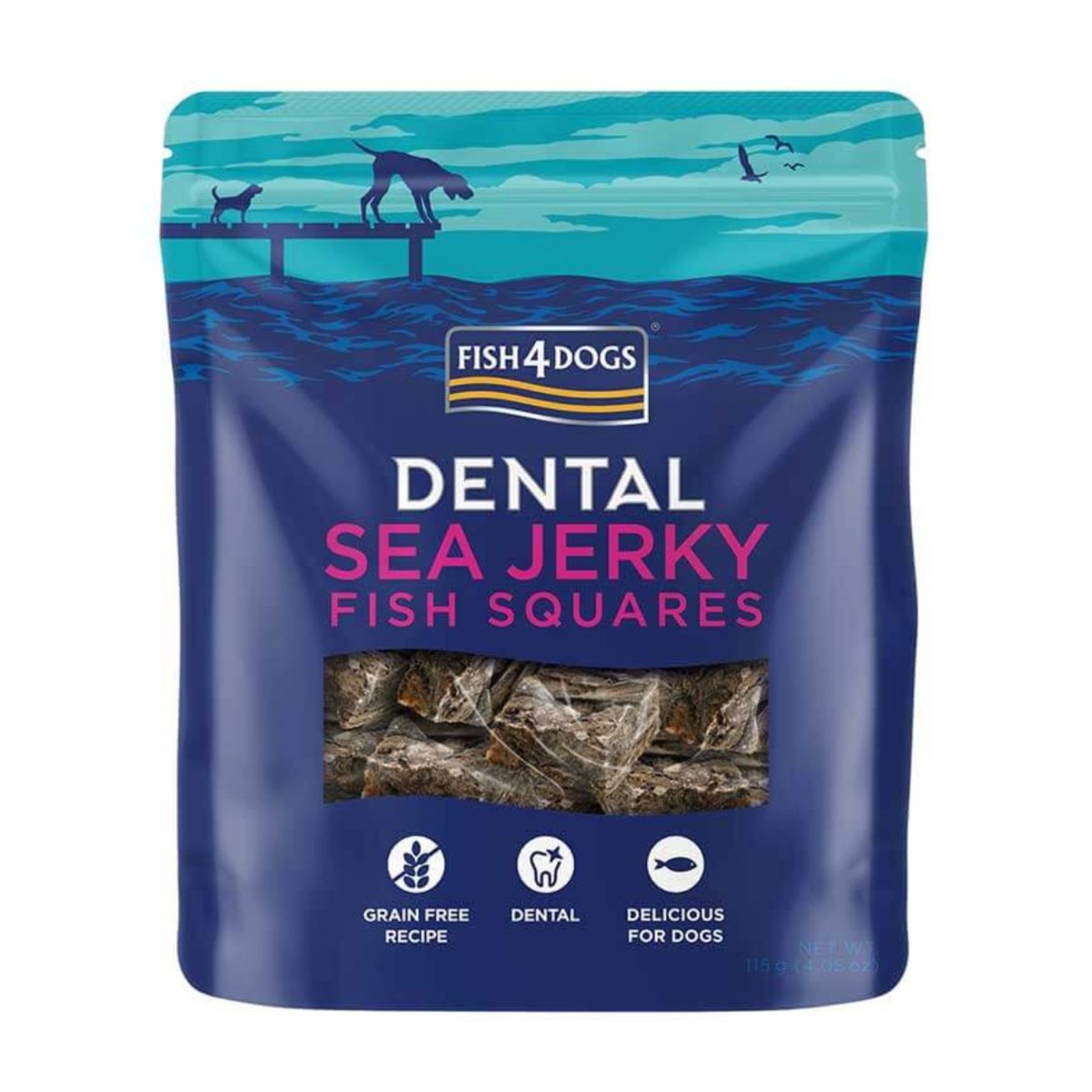 Fish 4 Dogs Sea Jerky Fish Squares NTUC FairPrice