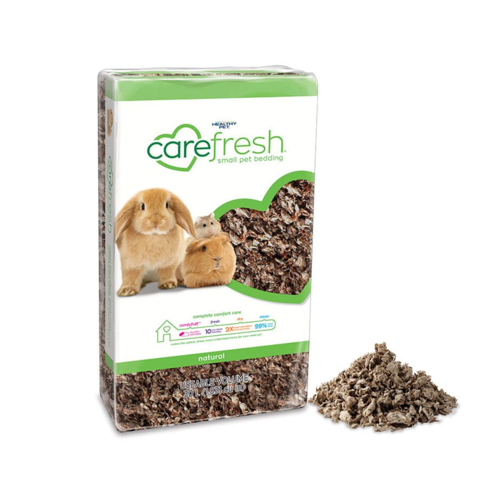 Carefresh Natural Pet Bedding (Grey) 14L NTUC FairPrice