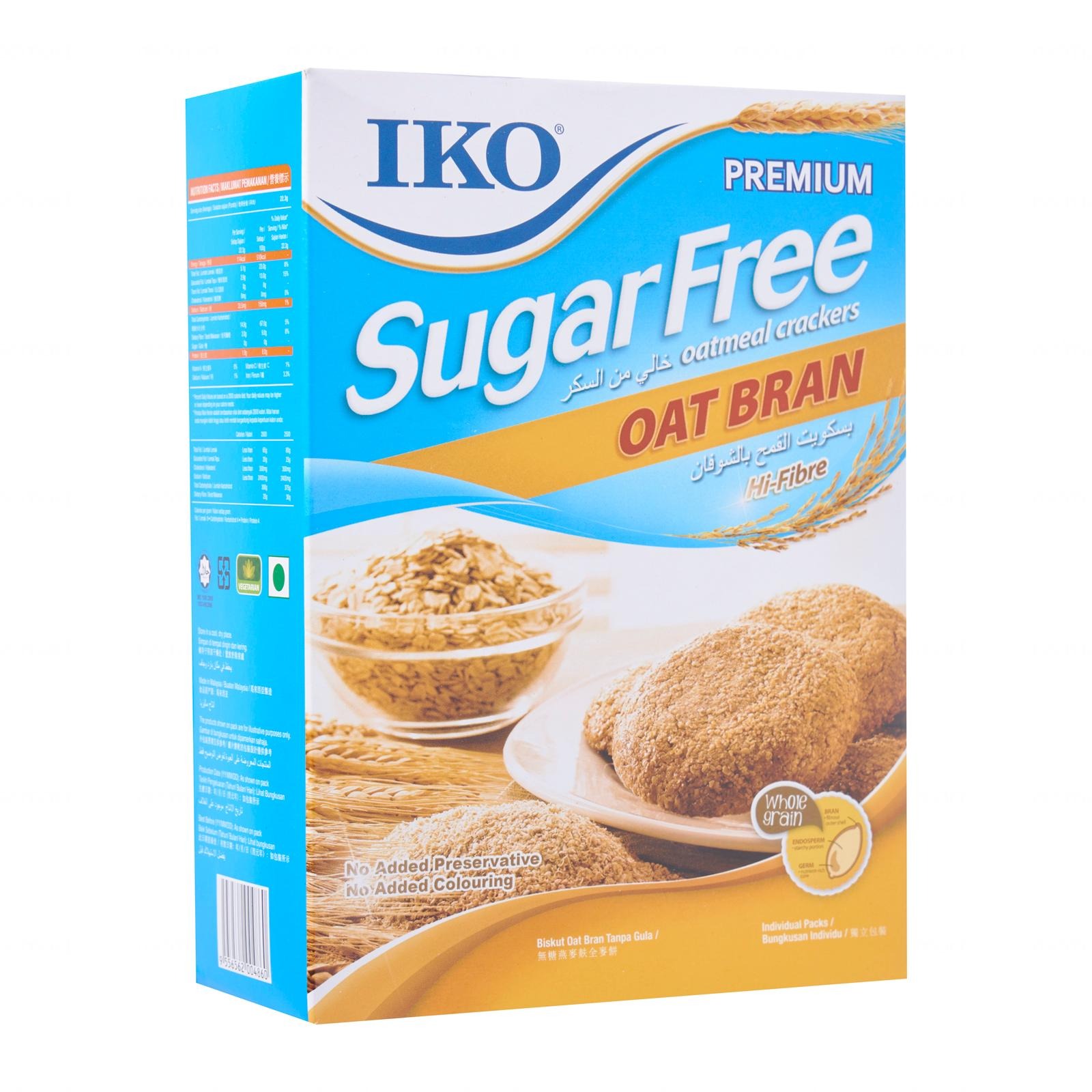 IKO Sugar Free Oat Bran Oatmeal Cracker NTUC FairPrice