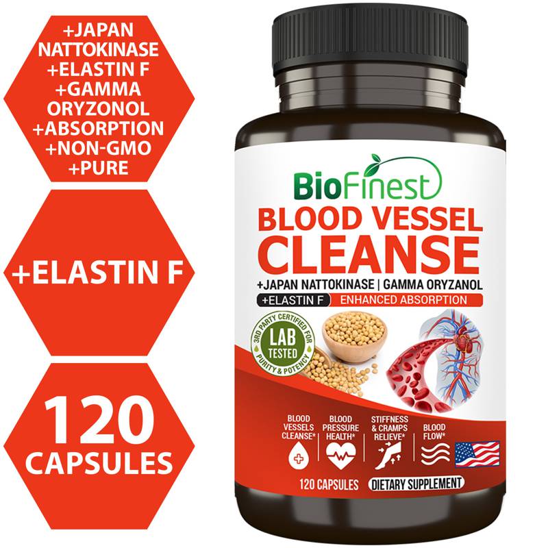 Biofinest Blood Vessel Cleanse Nattokinase Dissolve Clots NTUC FairPrice