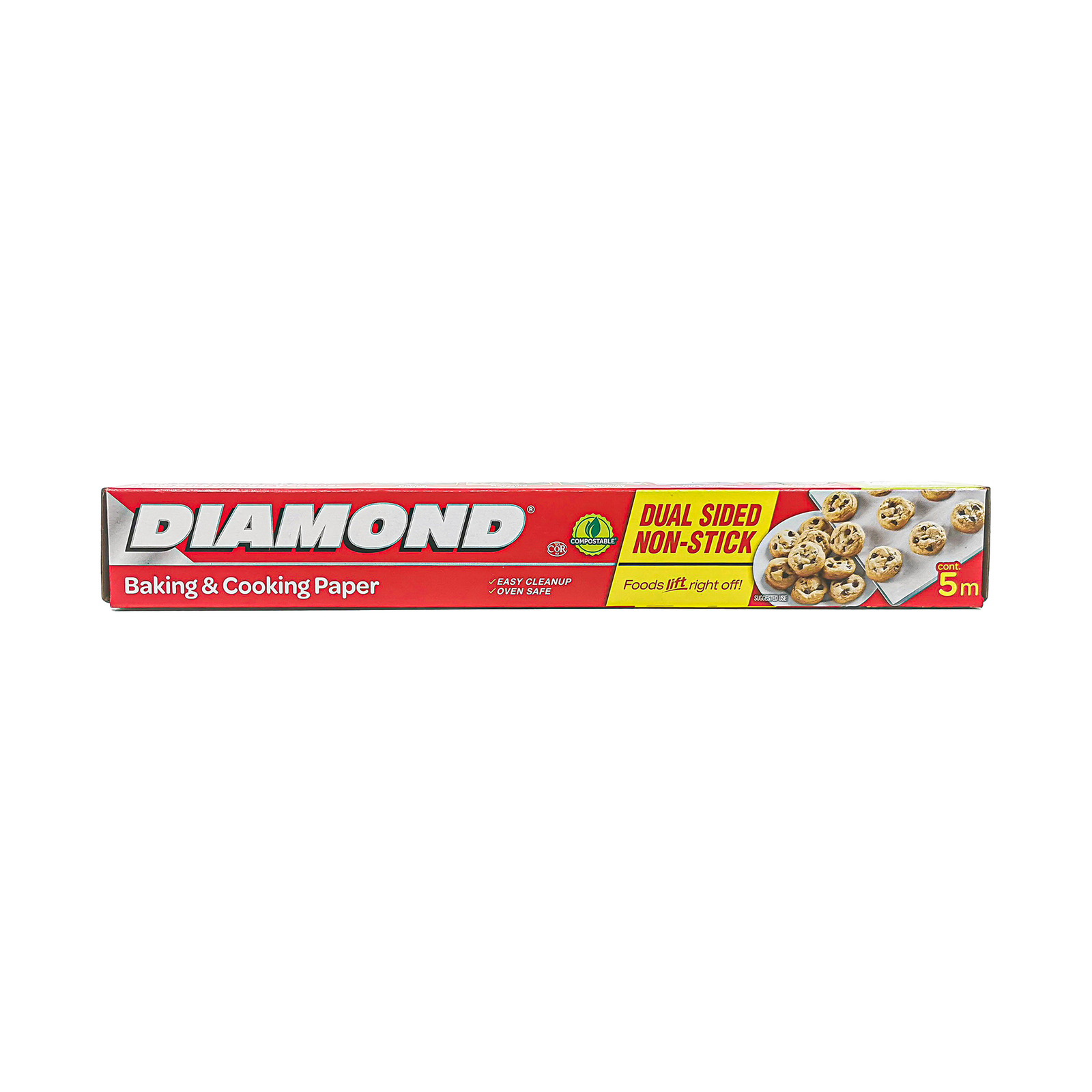 Diamond non stick cooking and baking paper 5m x 12inches NTUC FairPrice