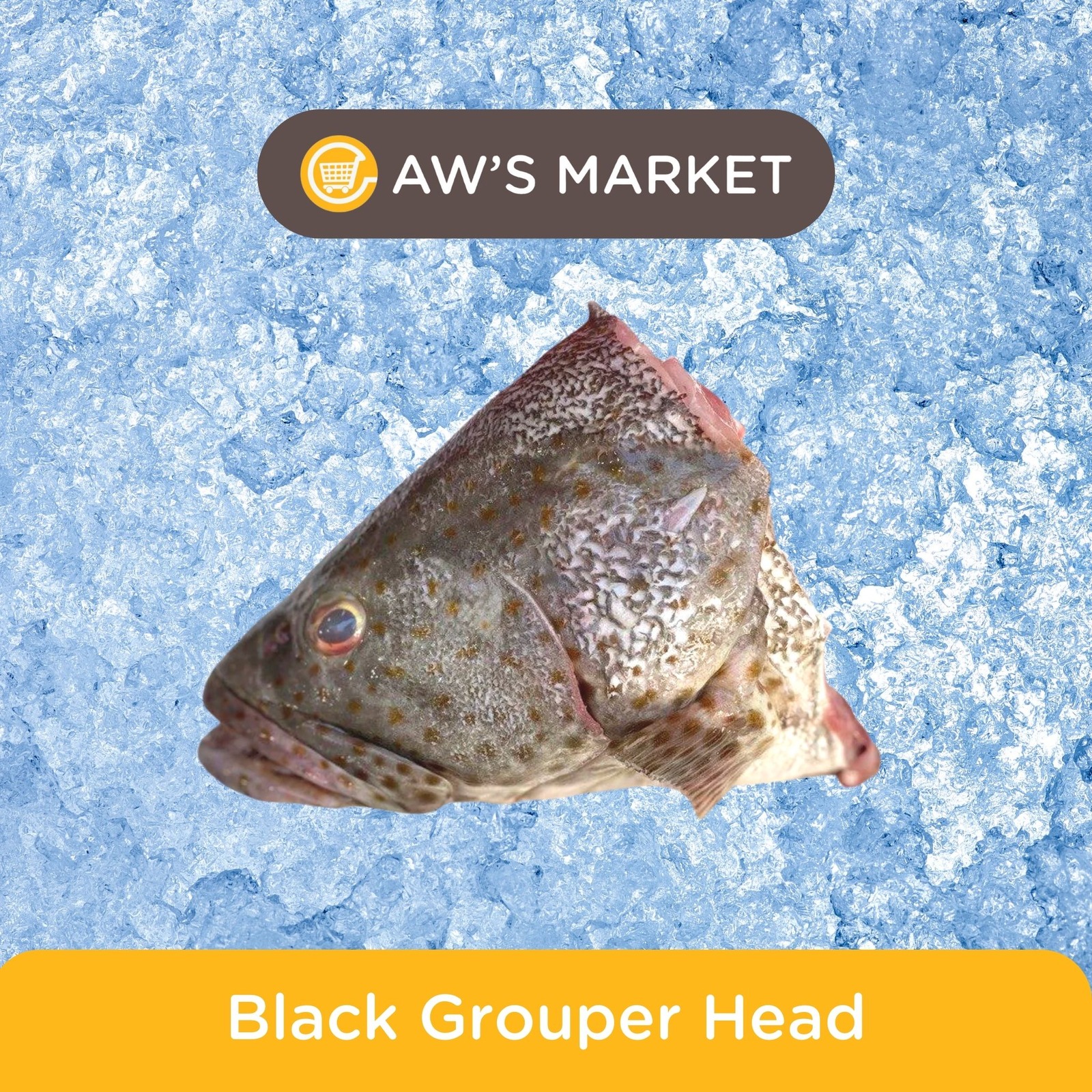 Aw's Market Fresh Black Grouper Head NTUC FairPrice