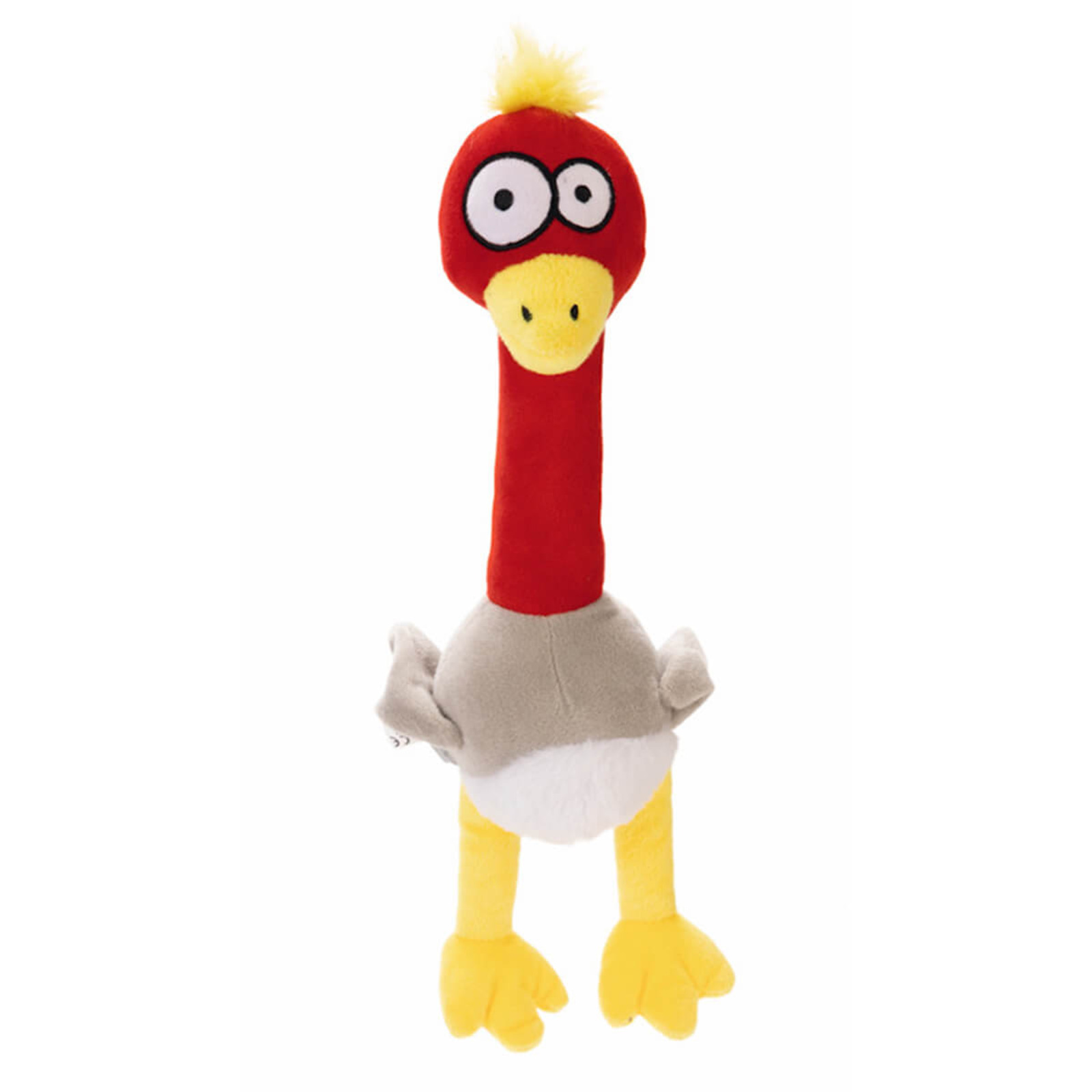 Beeztees Plush Dog Toy Bird Dodo (Grey) NTUC FairPrice