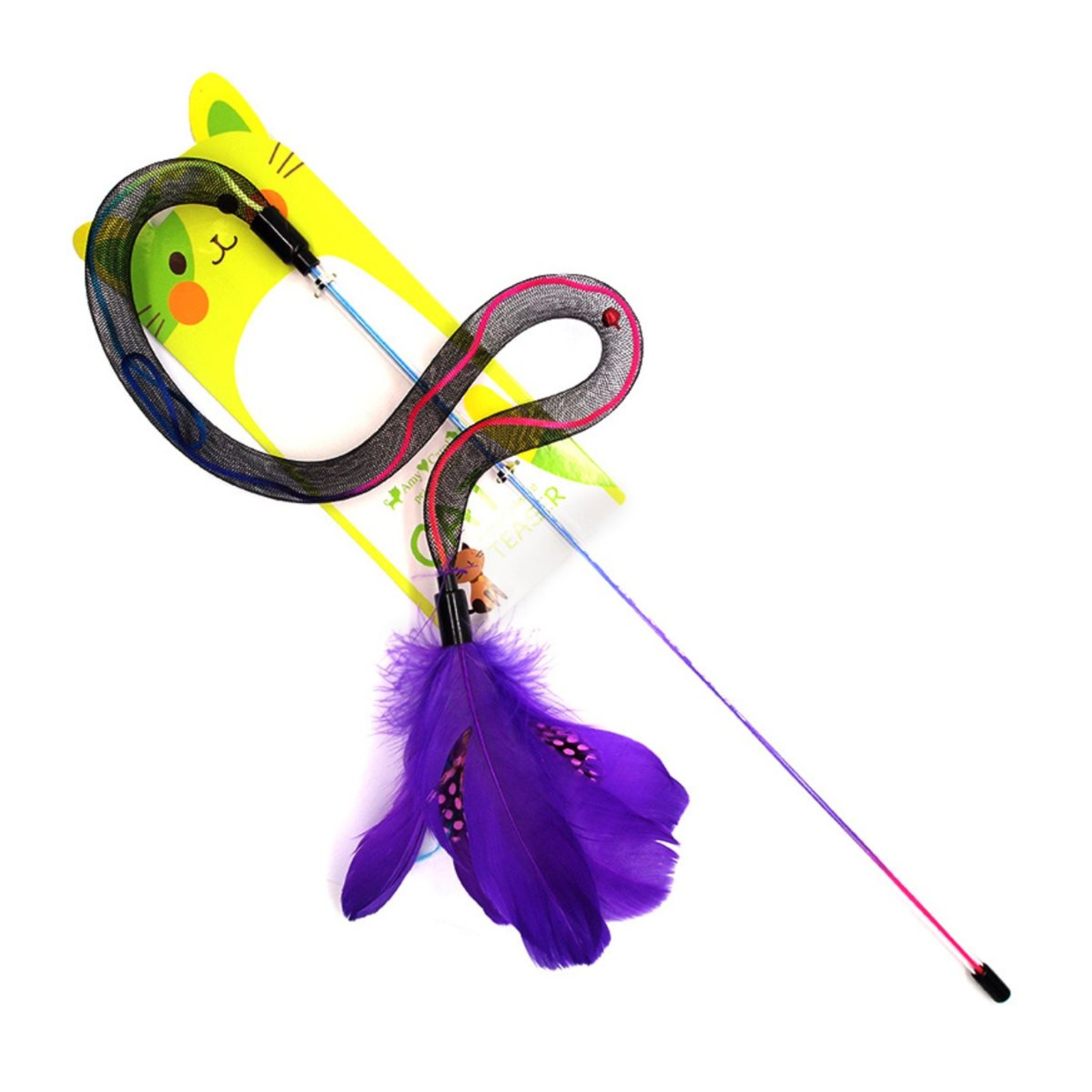 Amy N Carol Elastic Mesh Tube TeaserFeather (Purple) NTUC FairPrice