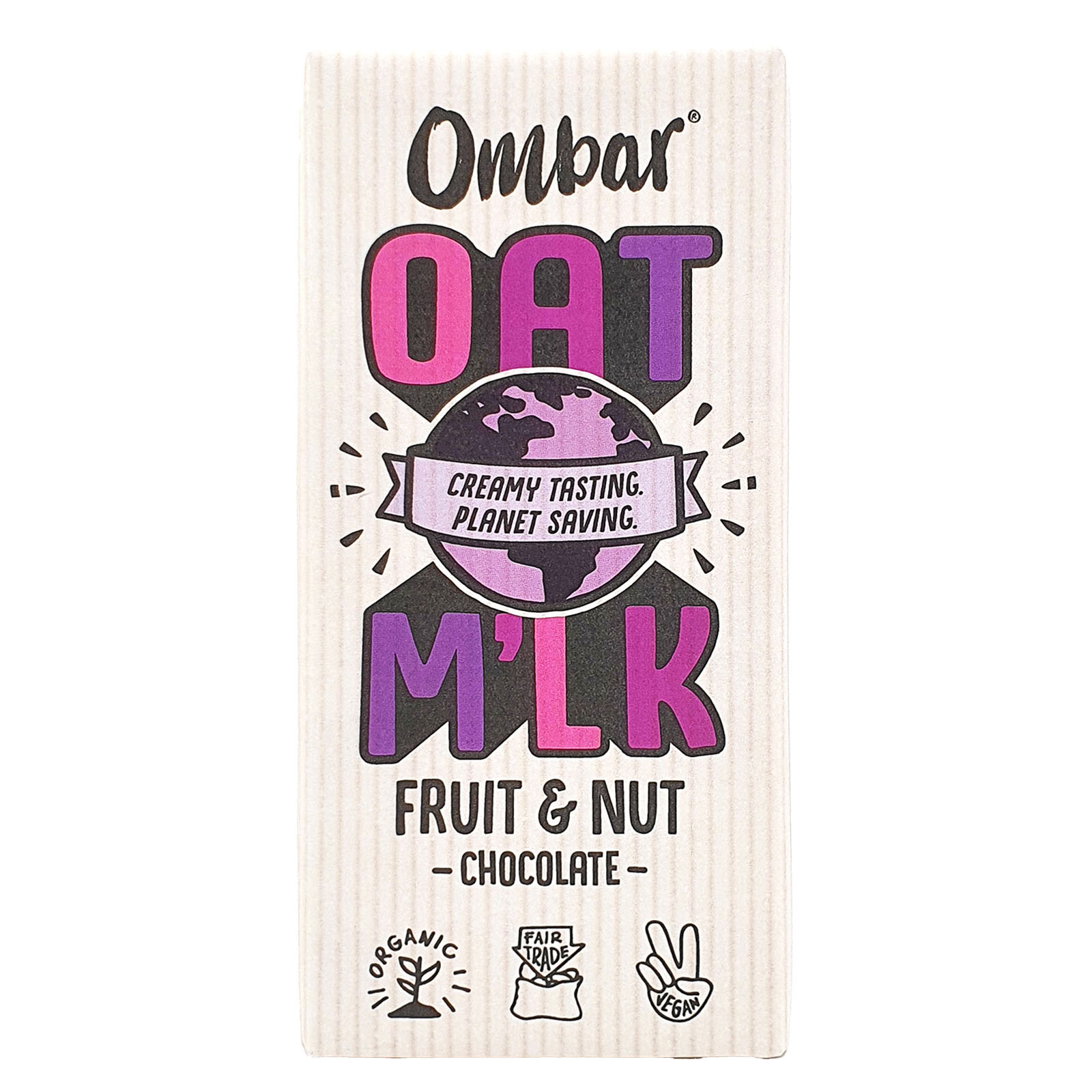 Ombar Organic And Vegan Fruit And Nut Oat Mylk Chocolate Bar NTUC