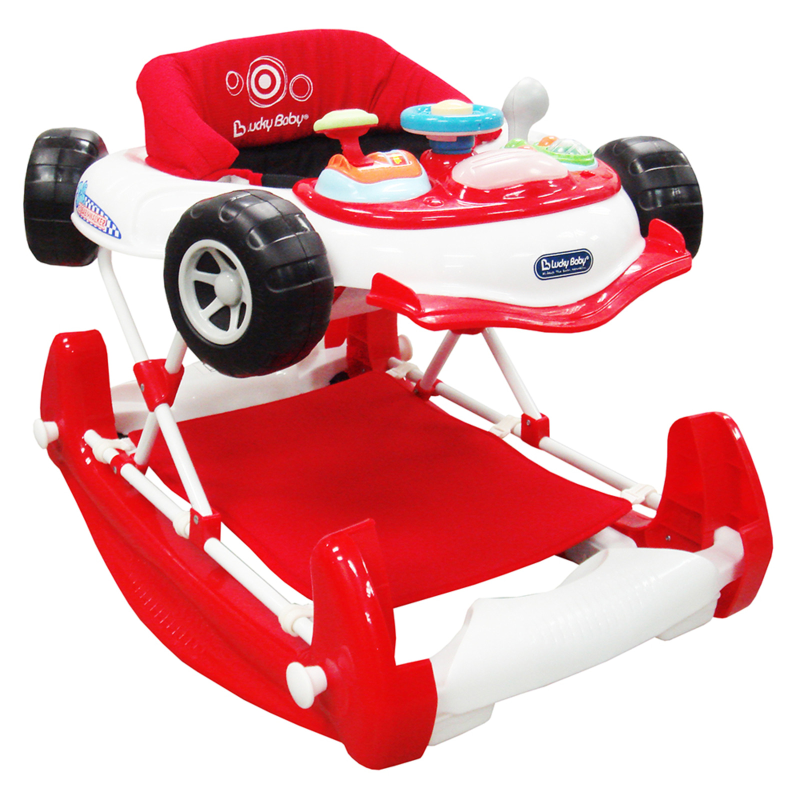 Lucky Baby Racer Plus 2 In 1 Baby Walker/Rocker NTUC FairPrice