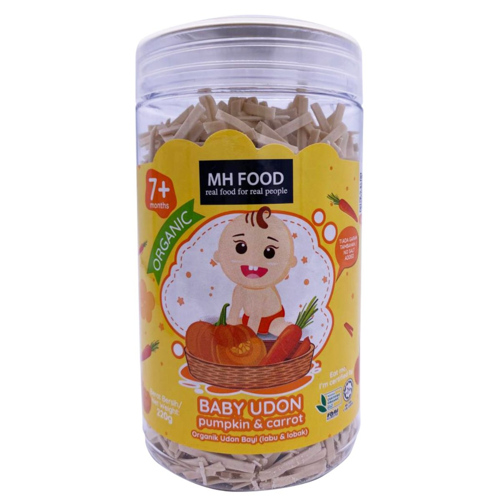 MH Food Baby Udon Pumpkin & Carrot NTUC FairPrice