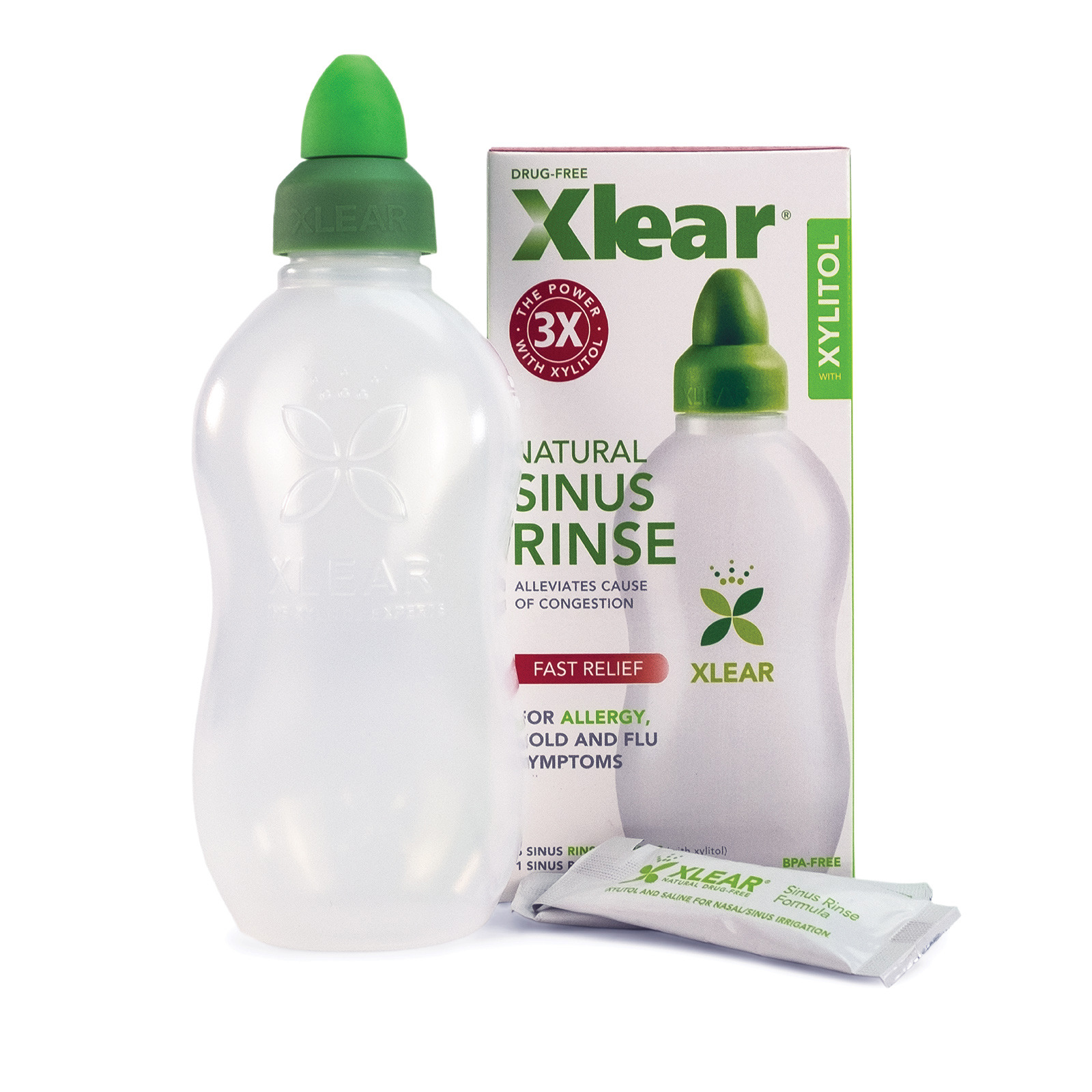 Xlear Xlear Natural Sinus Rinse w Xylitol n Saline Solution NTUC