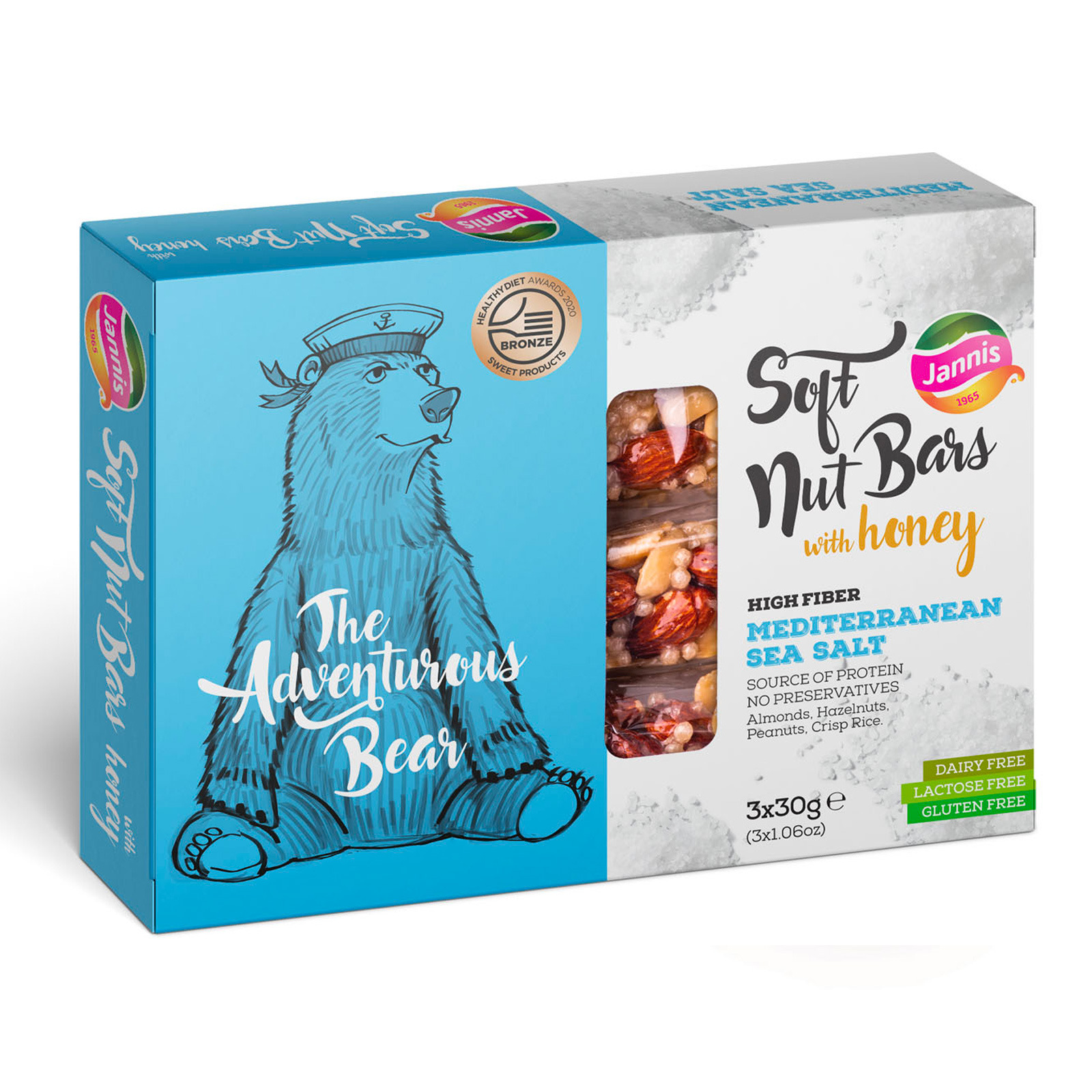 Jannis Soft Nut Bars Mediterranean Sea Salt NTUC FairPrice