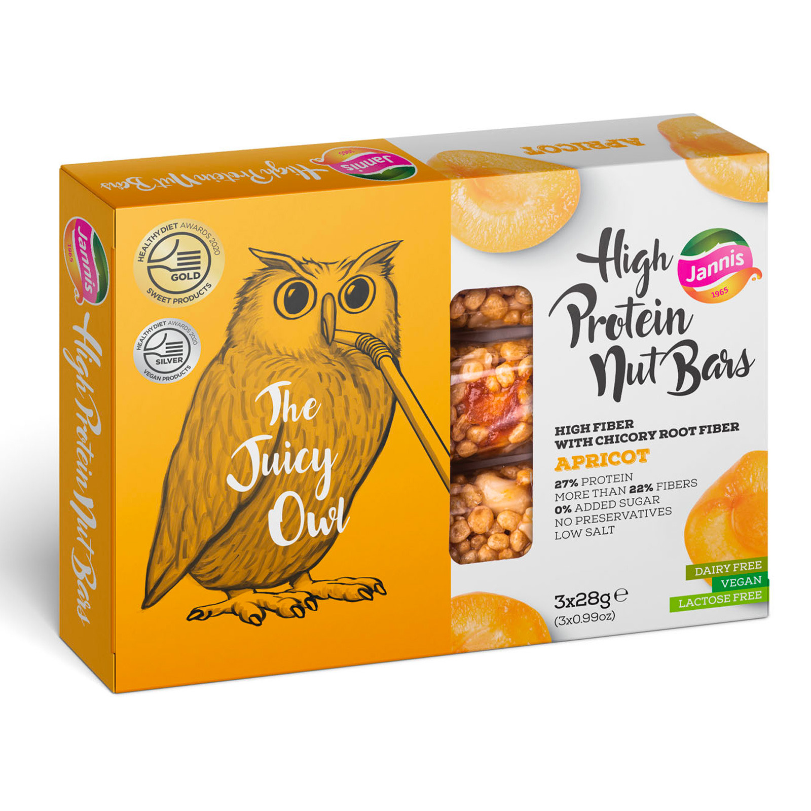 Jannis High Protein Nut Bars Apricot NTUC FairPrice