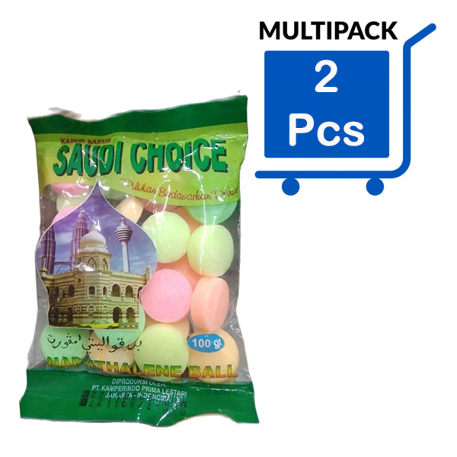 Saudi Choice Powerful Naphthalene Moth Ball, Fragrant Colorx2 NTUC