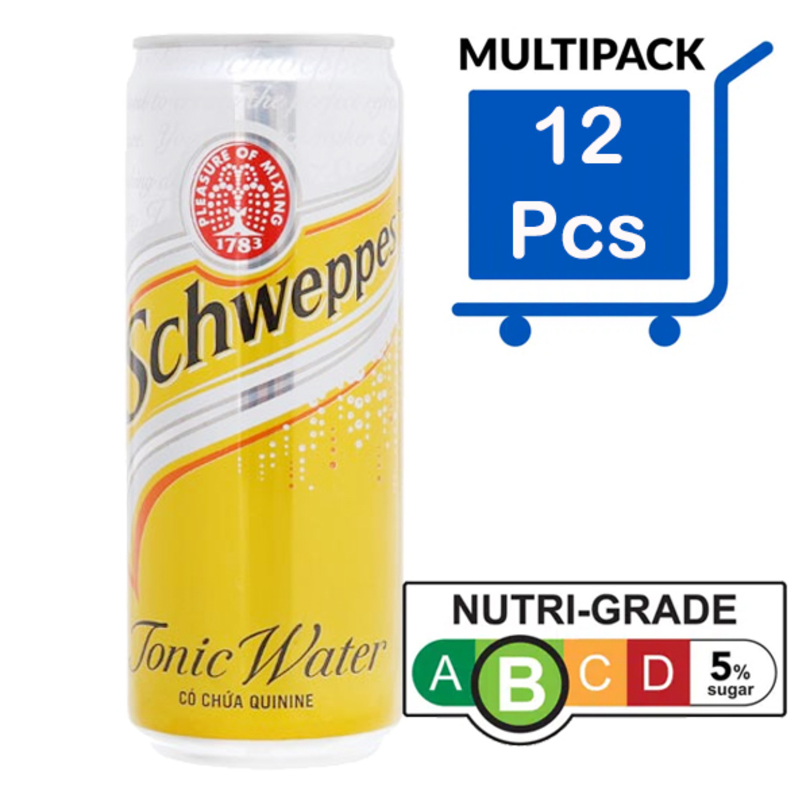 Schweppes Can SodaCarbonated Spark Water&Sparkling TonicWate NTUC