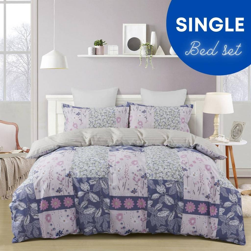 Rinco 100 Cotton 600TC Bed Set (Single) Lovelle NTUC FairPrice