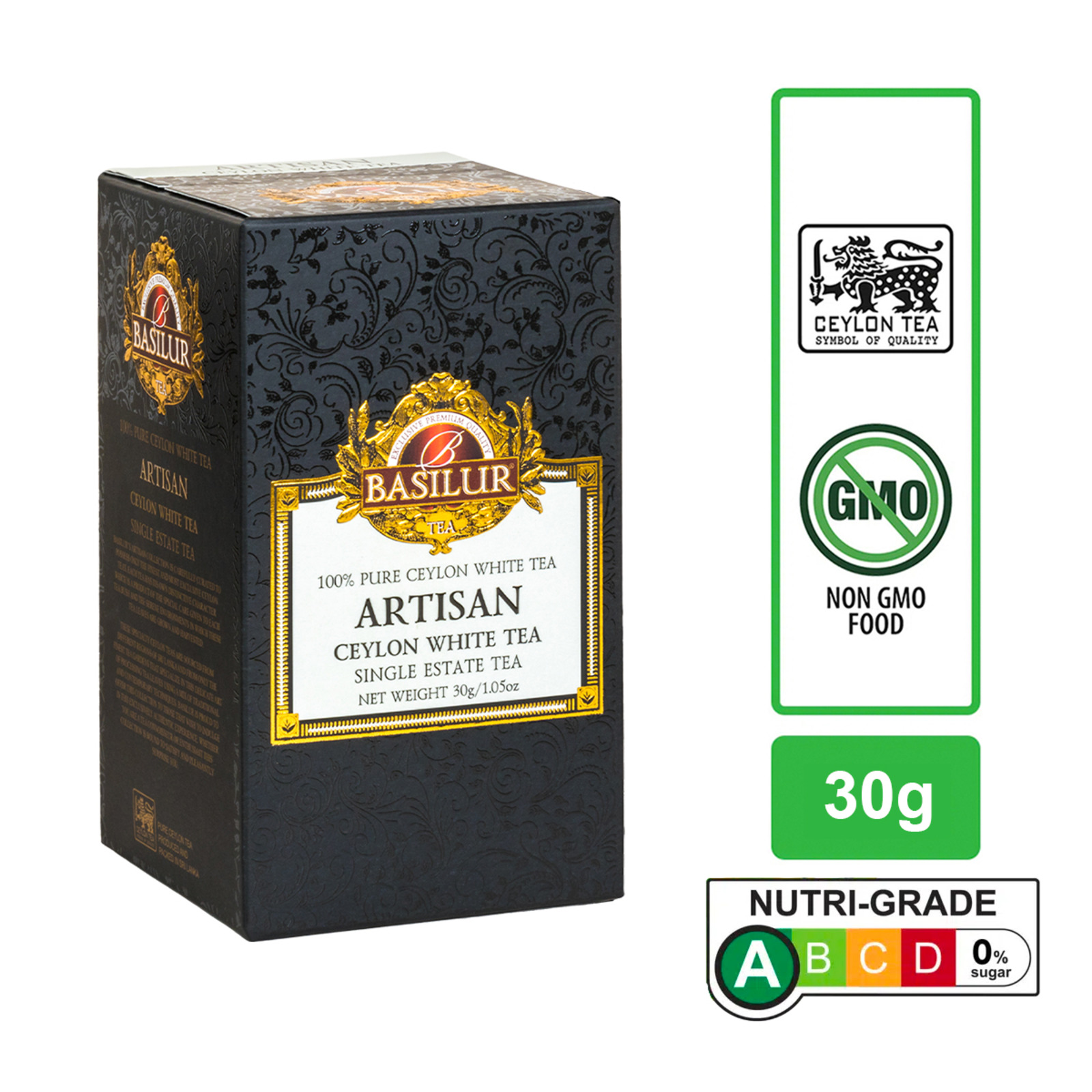 Basilur Artisan Ceylon White Tea Single Estate Tea NTUC FairPrice