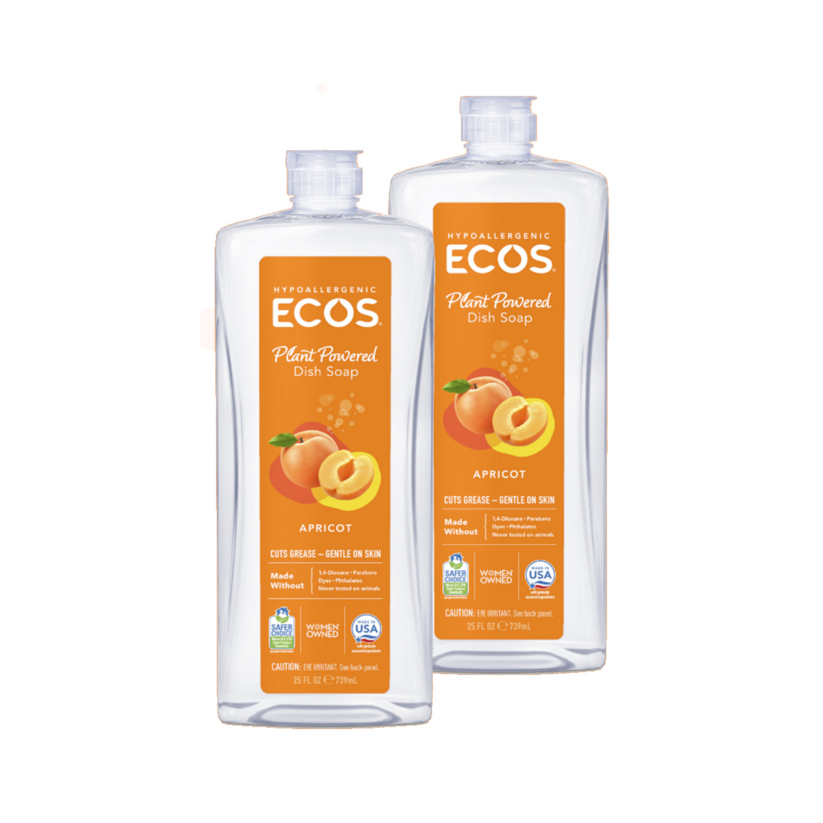 Ecos Dishmate Hypoallergenic Dish Soap Apricot NTUC FairPrice