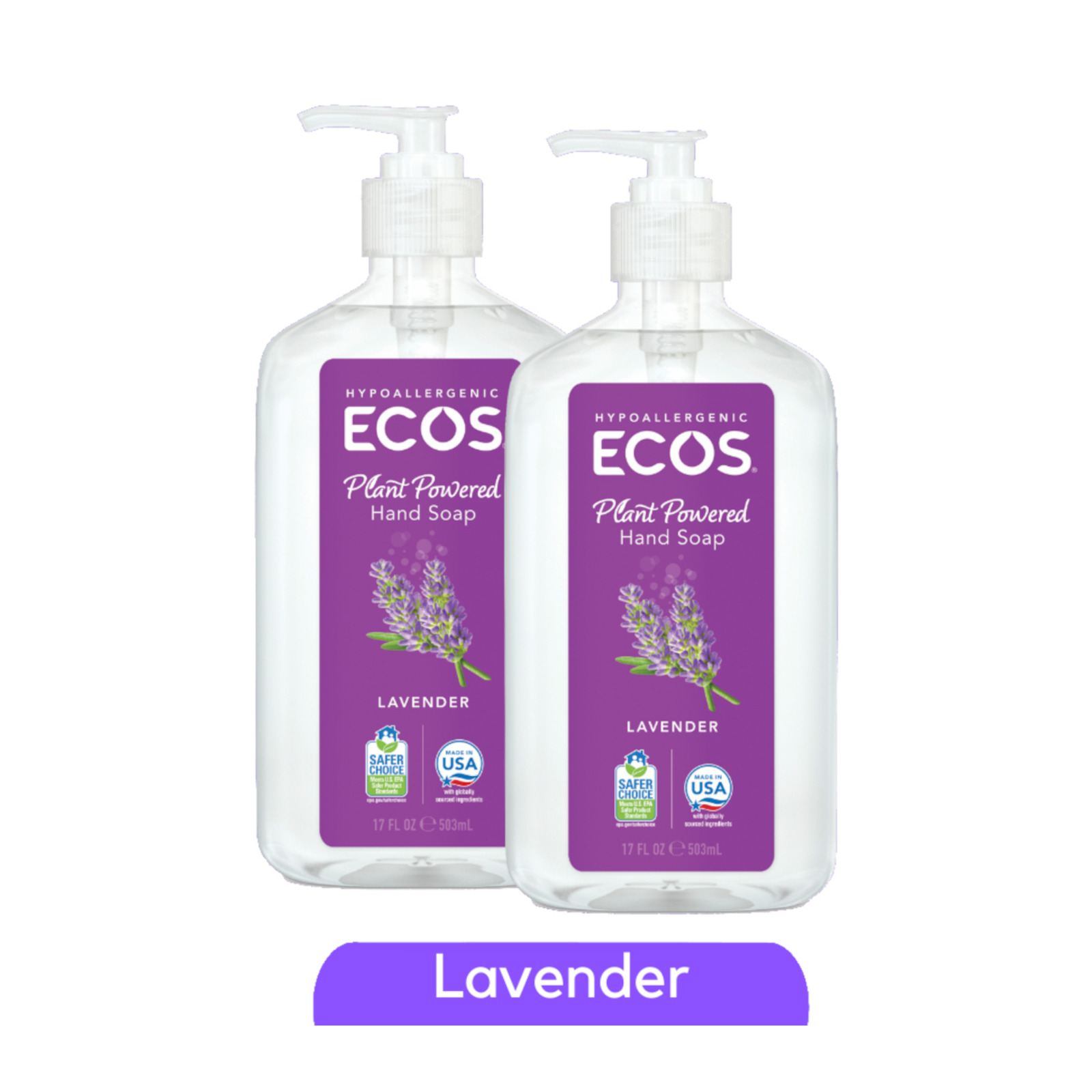 Ecos Hypoallergenic Hand Soap Lavender NTUC FairPrice