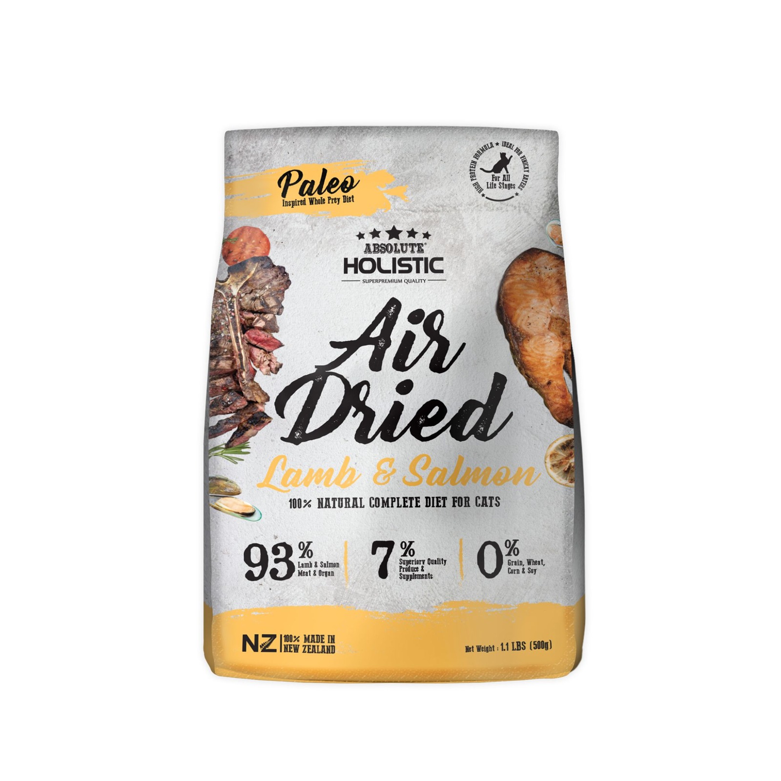 Absolute Holistic Air Dried Cat Food Lamb & Salmon NTUC FairPrice