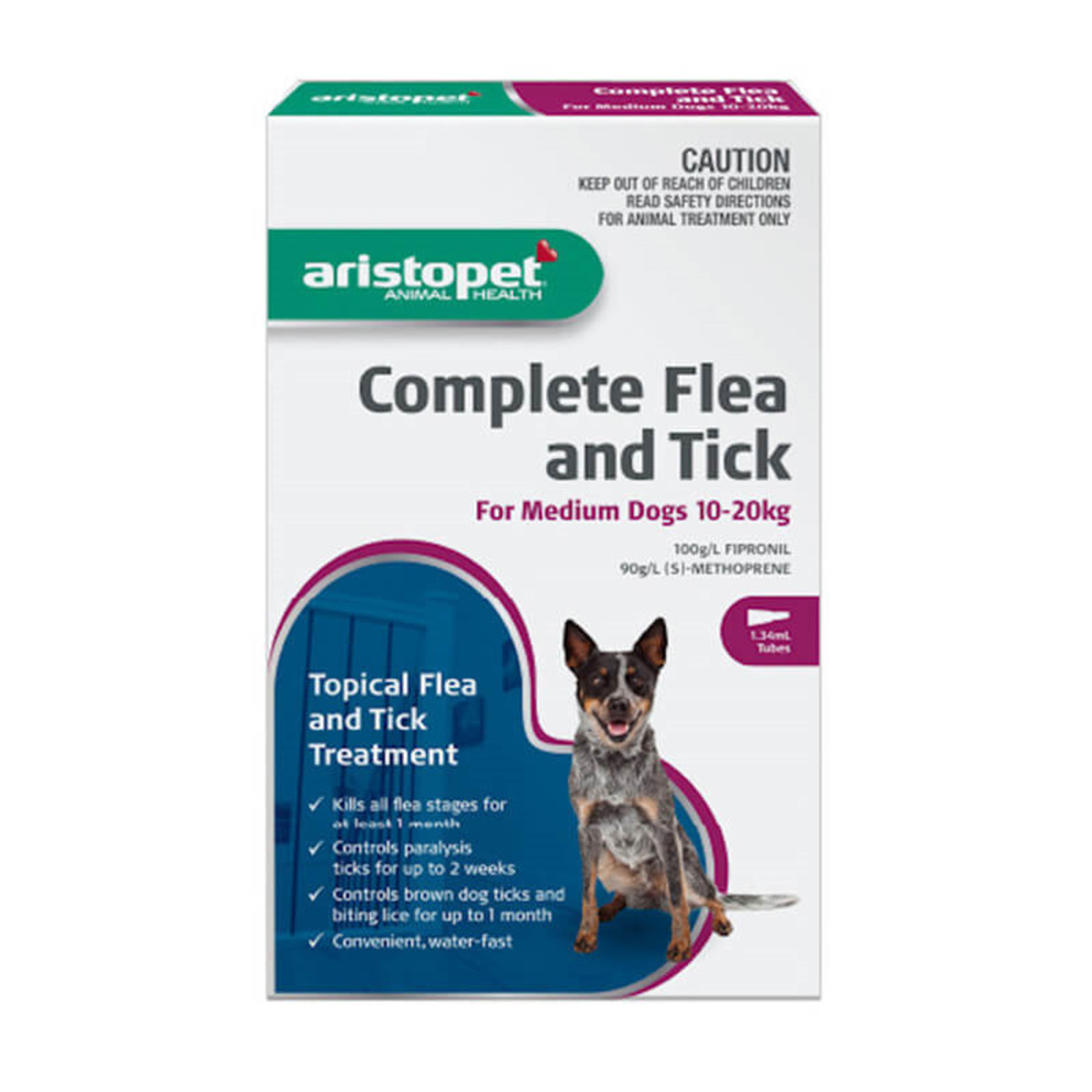 Aristopet Complete Spot On Flea And Tick For Medium Dog NTUC FairPrice