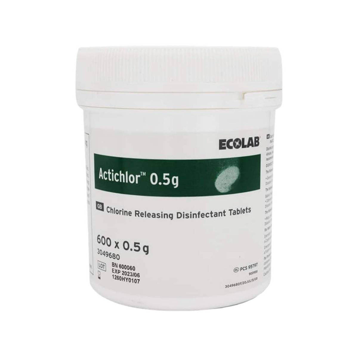 Ecolab Antichlor Chlorine Releasing Disinfectant Tablets 0.5g NTUC