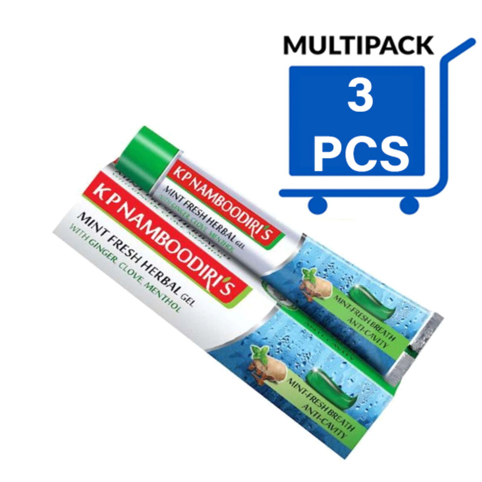 K P Namboodiri'S Herbal Gel Toothpaste MintFresh,Clove&Ginge NTUC