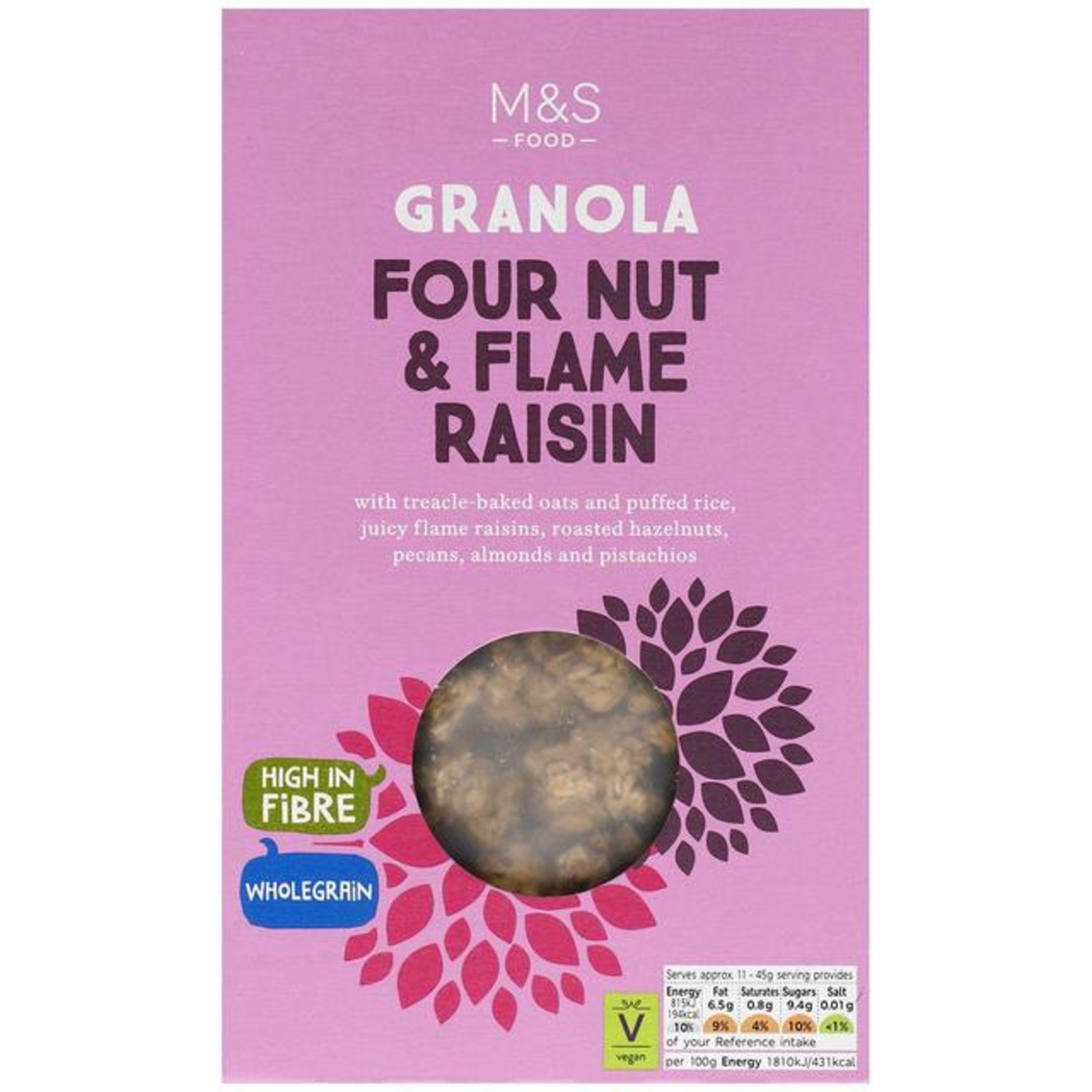 Marks & Spencer Four Nut & Flame Raisin Granola NTUC FairPrice