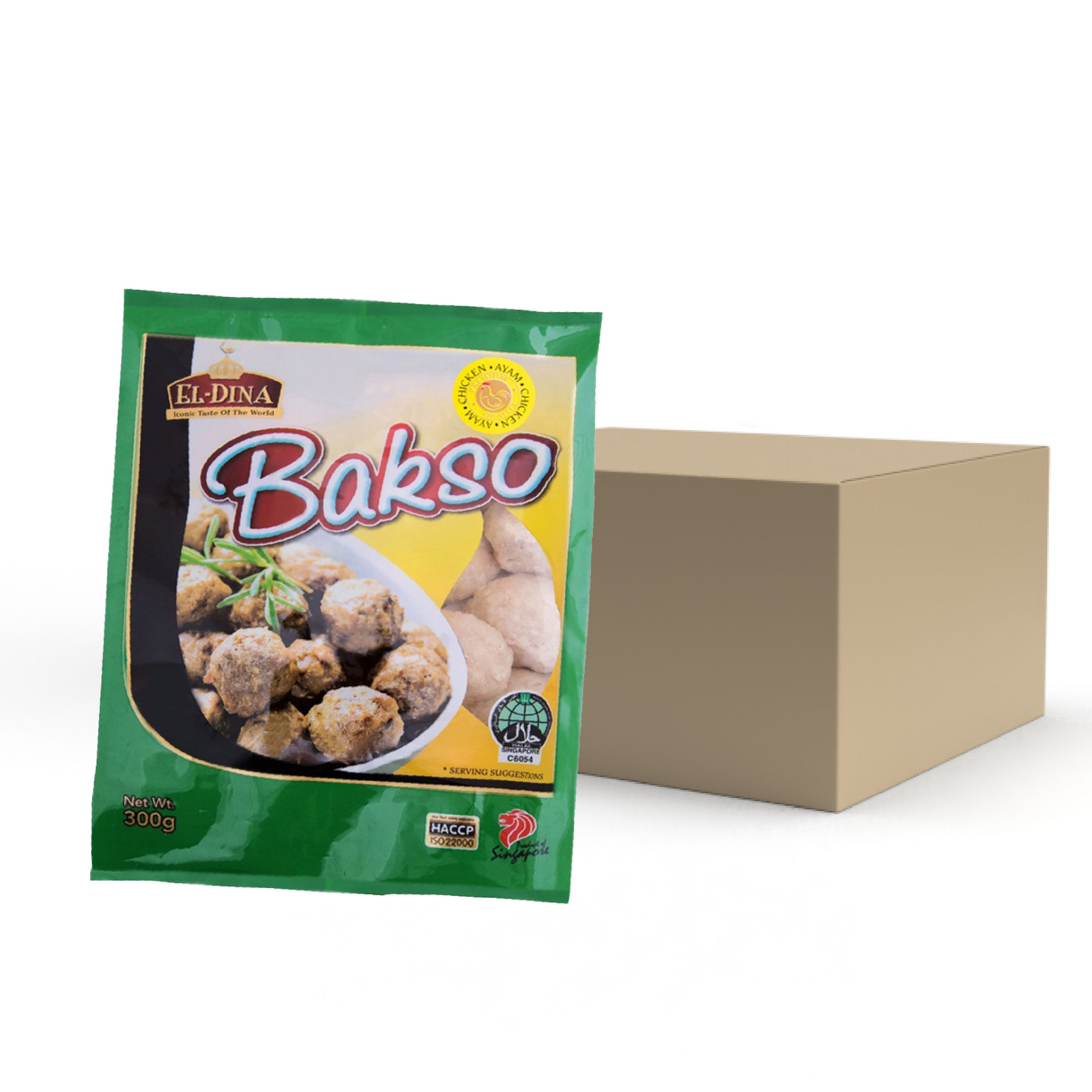ELDina Chicken Bakso Halal Meat Ball (Frozen) NTUC FairPrice