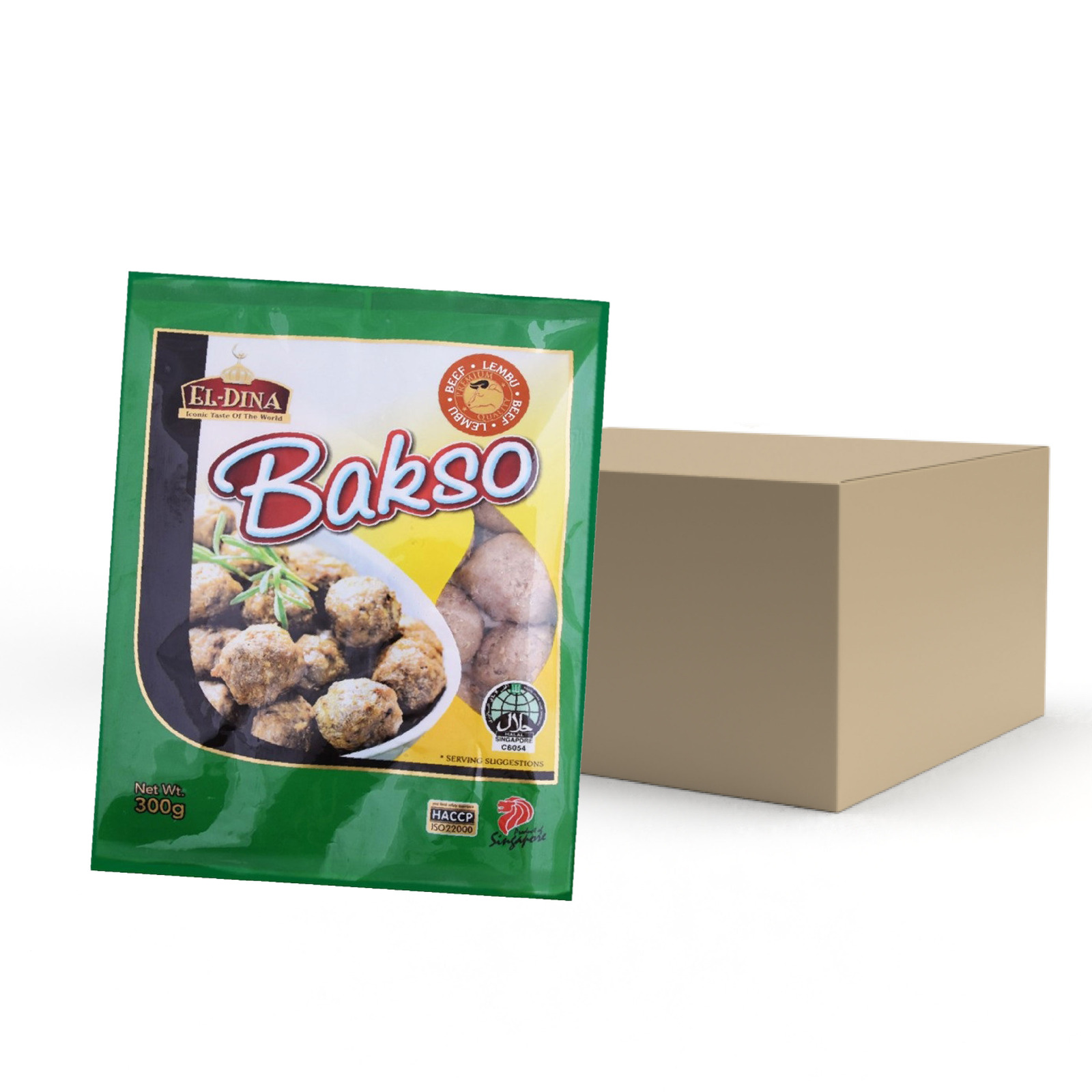 ELDina Beef Bakso Halal Meat Ball (Frozen) NTUC FairPrice