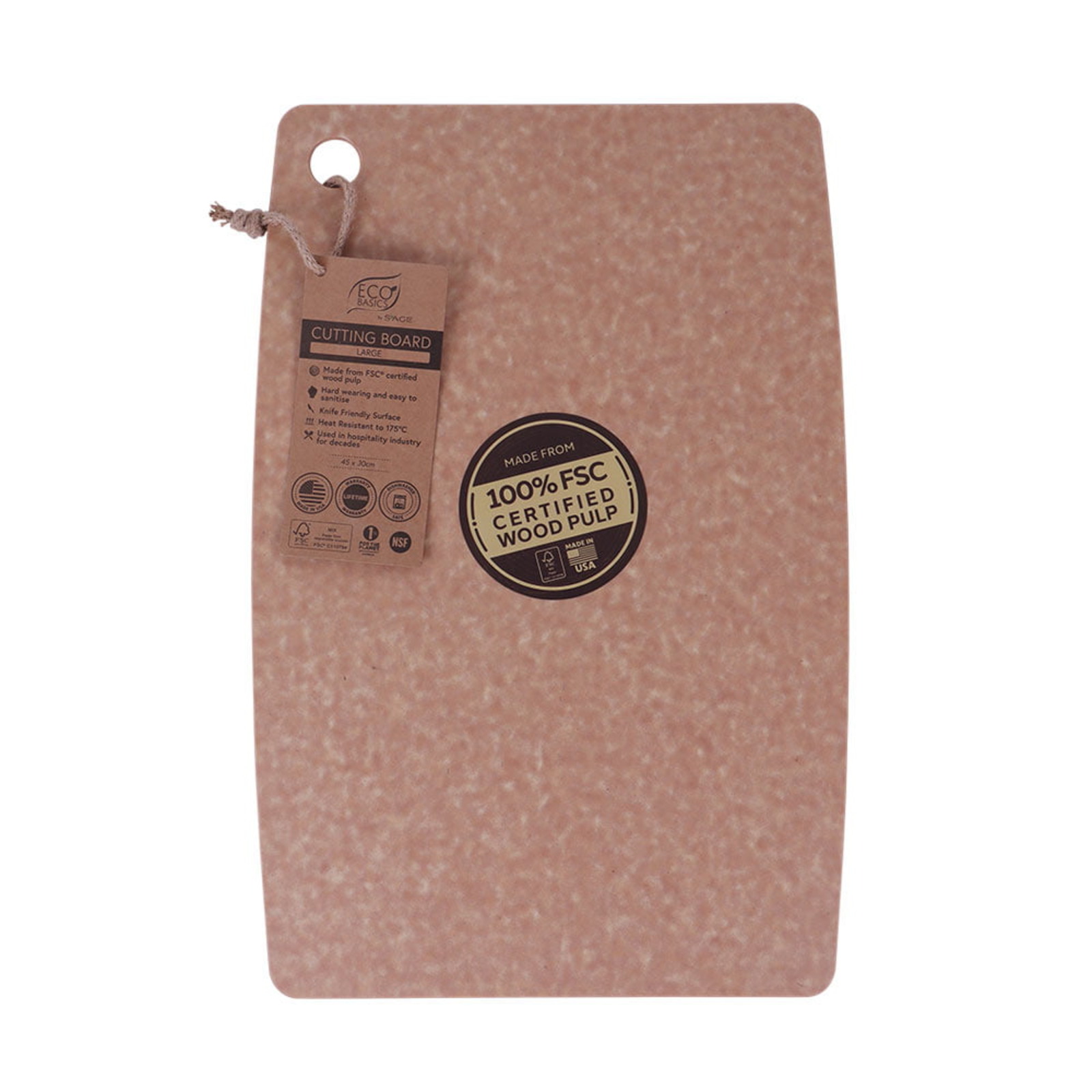 White Magic Eco Basics Sage Cutting Board Large NTUC FairPrice