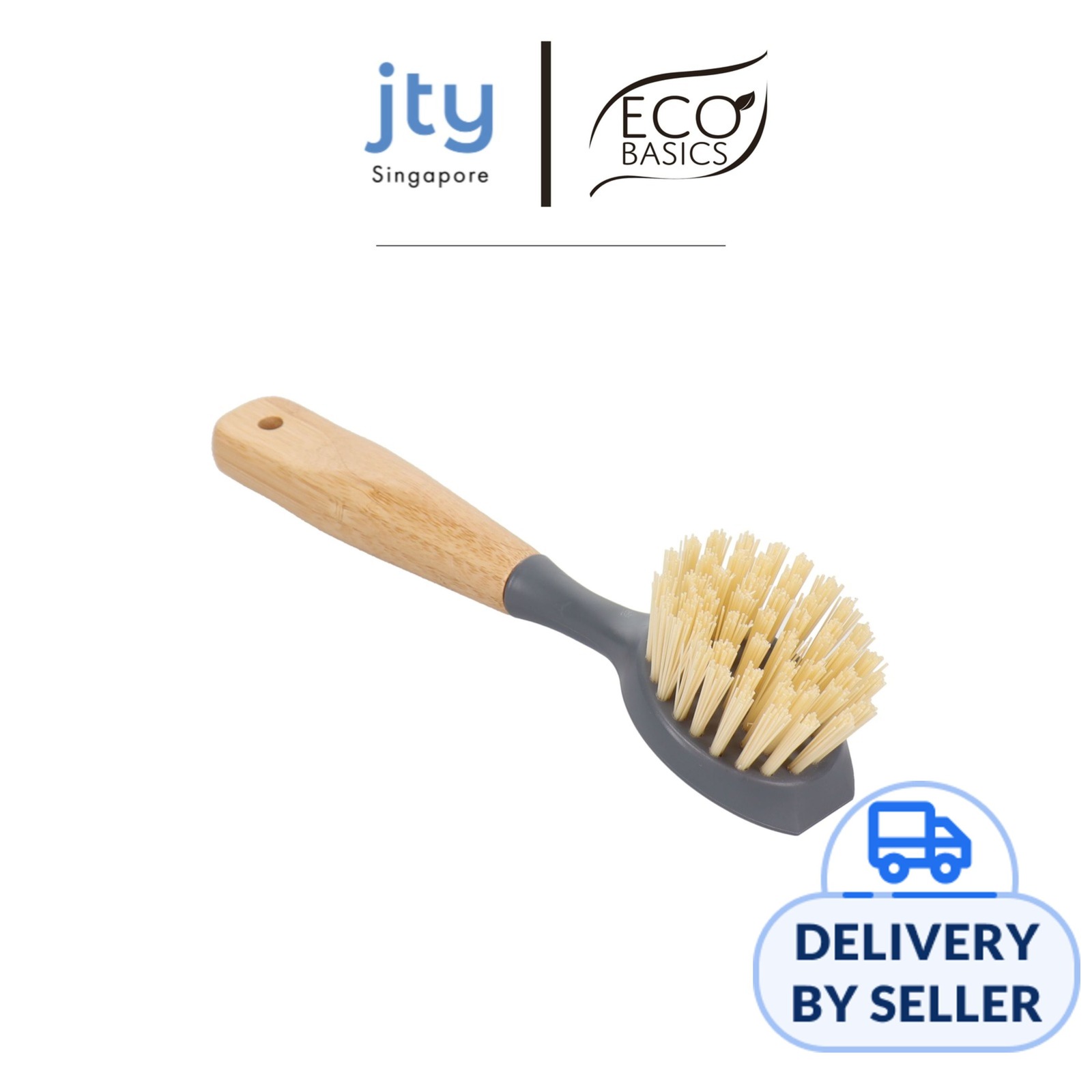 White Magic Eco Basics Cast Iron Brush with Durable Bristles NTUC
