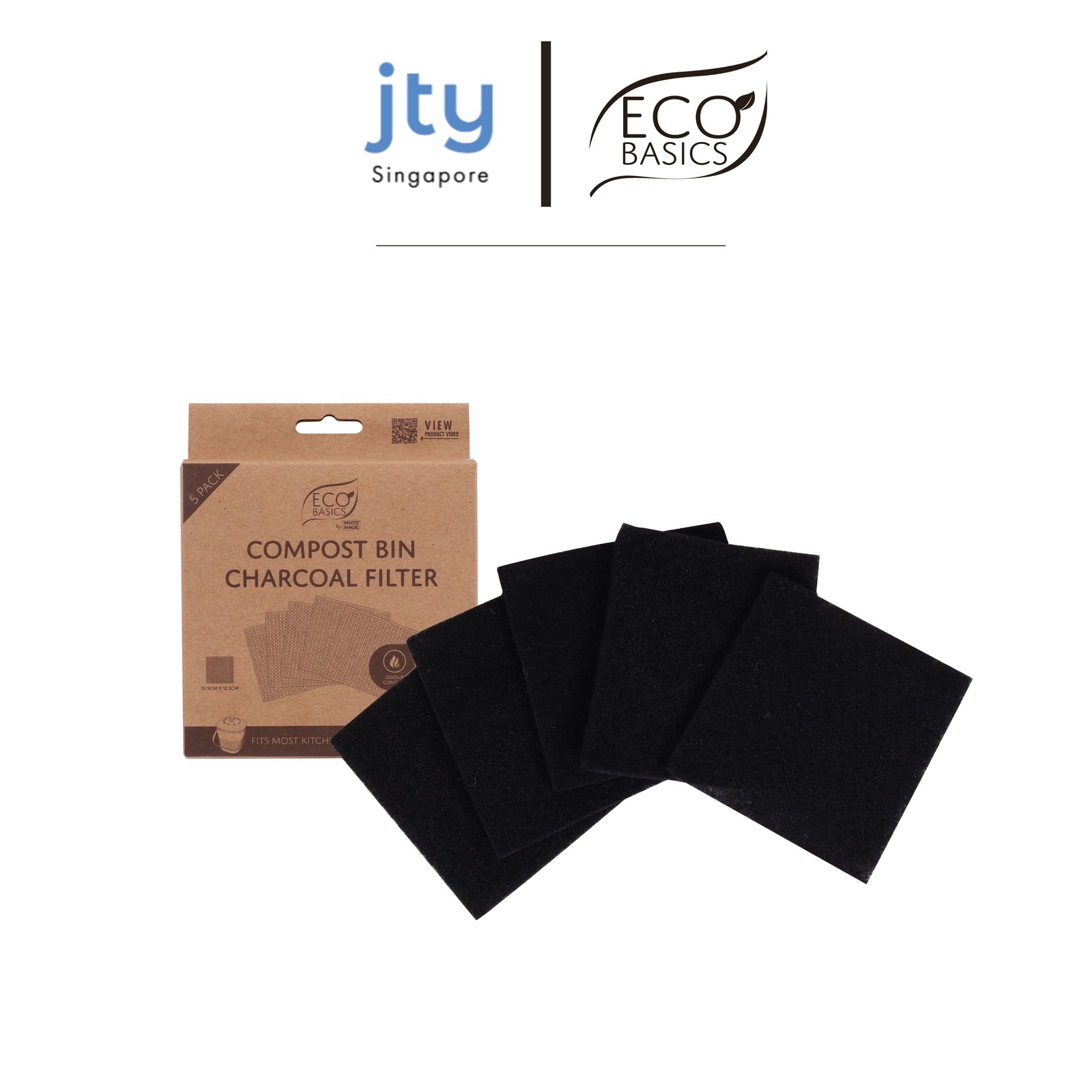 White Magic Eco Basics Compost Bin Charcoal Filter NTUC FairPrice