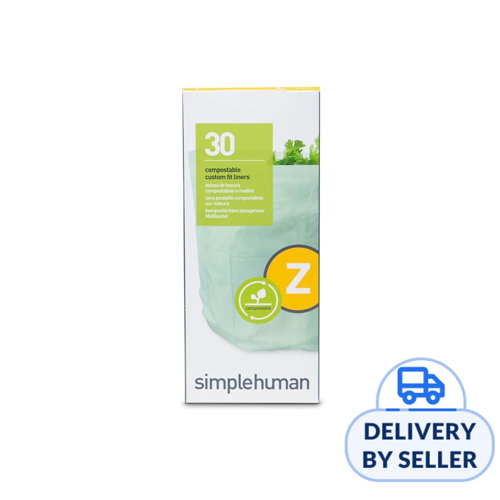 Simplehuman Code Z Custom Fit 4L Bin Liners (30 Liners) NTUC FairPrice