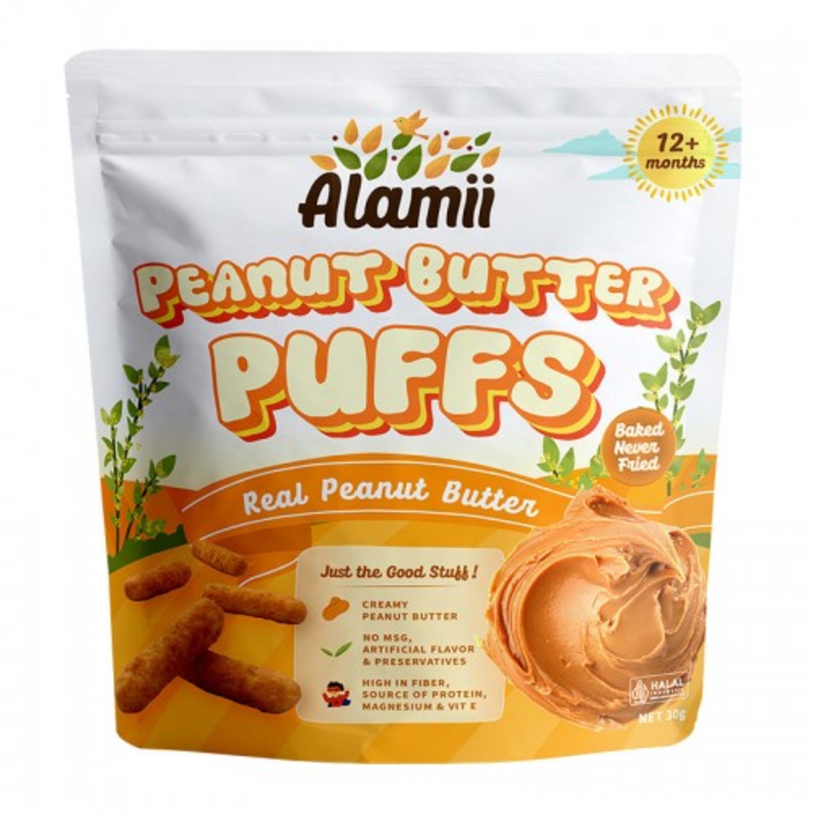 Alamii Peanut Butter Puffs NTUC FairPrice